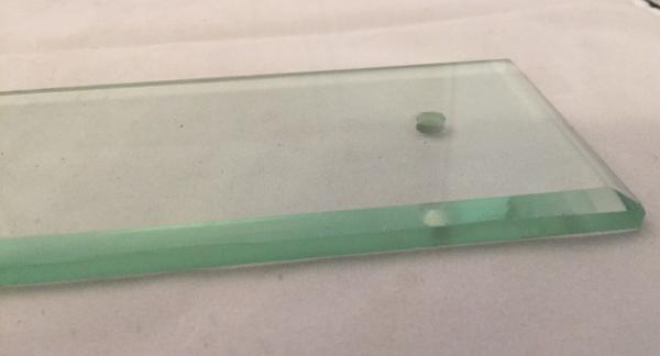 Antique Beveled Glass Door Push 1920's