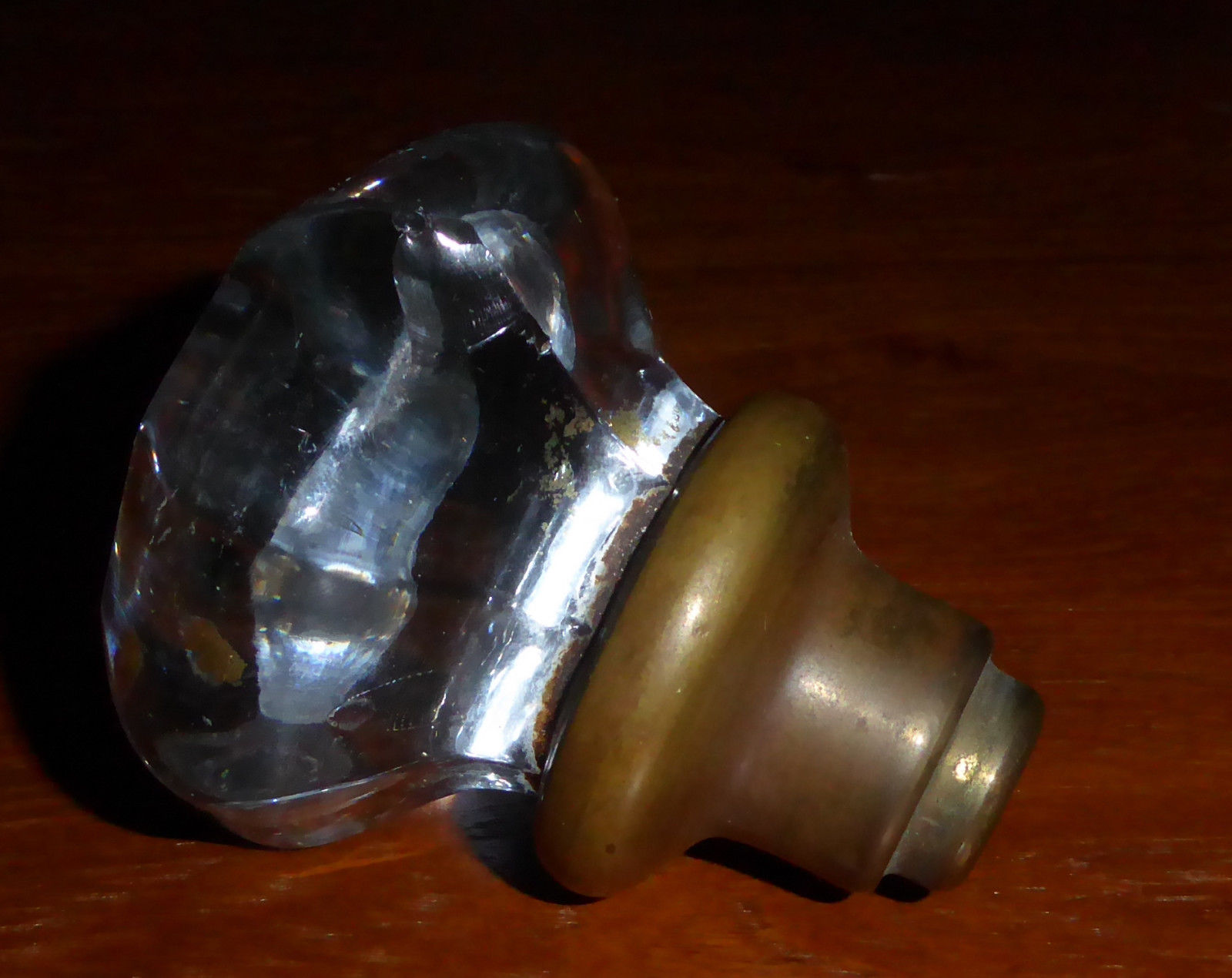 Vintage Large Glass Door Knob