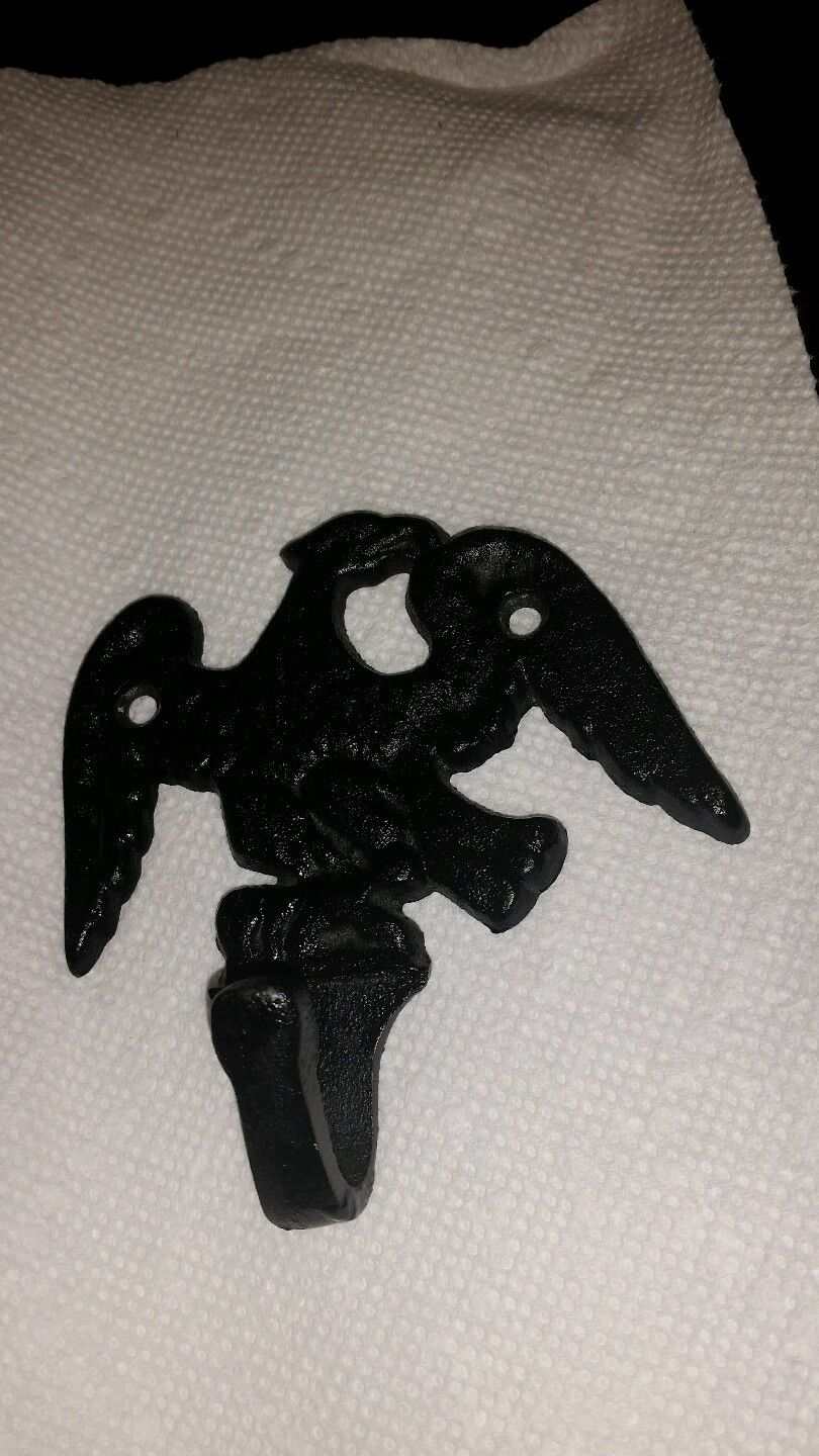 Eagle Hook cast iron black