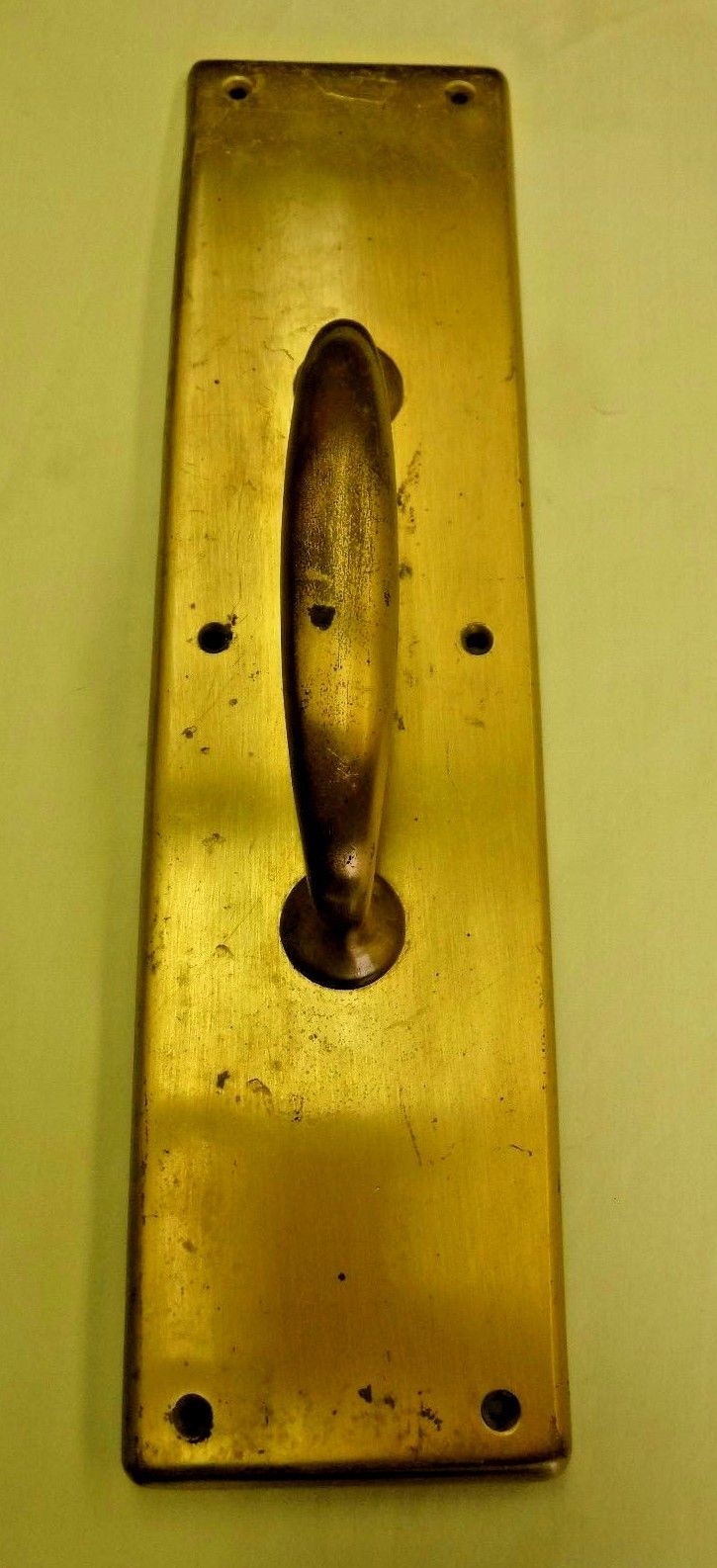 Antique Solid Brass Door Pull by Russwin