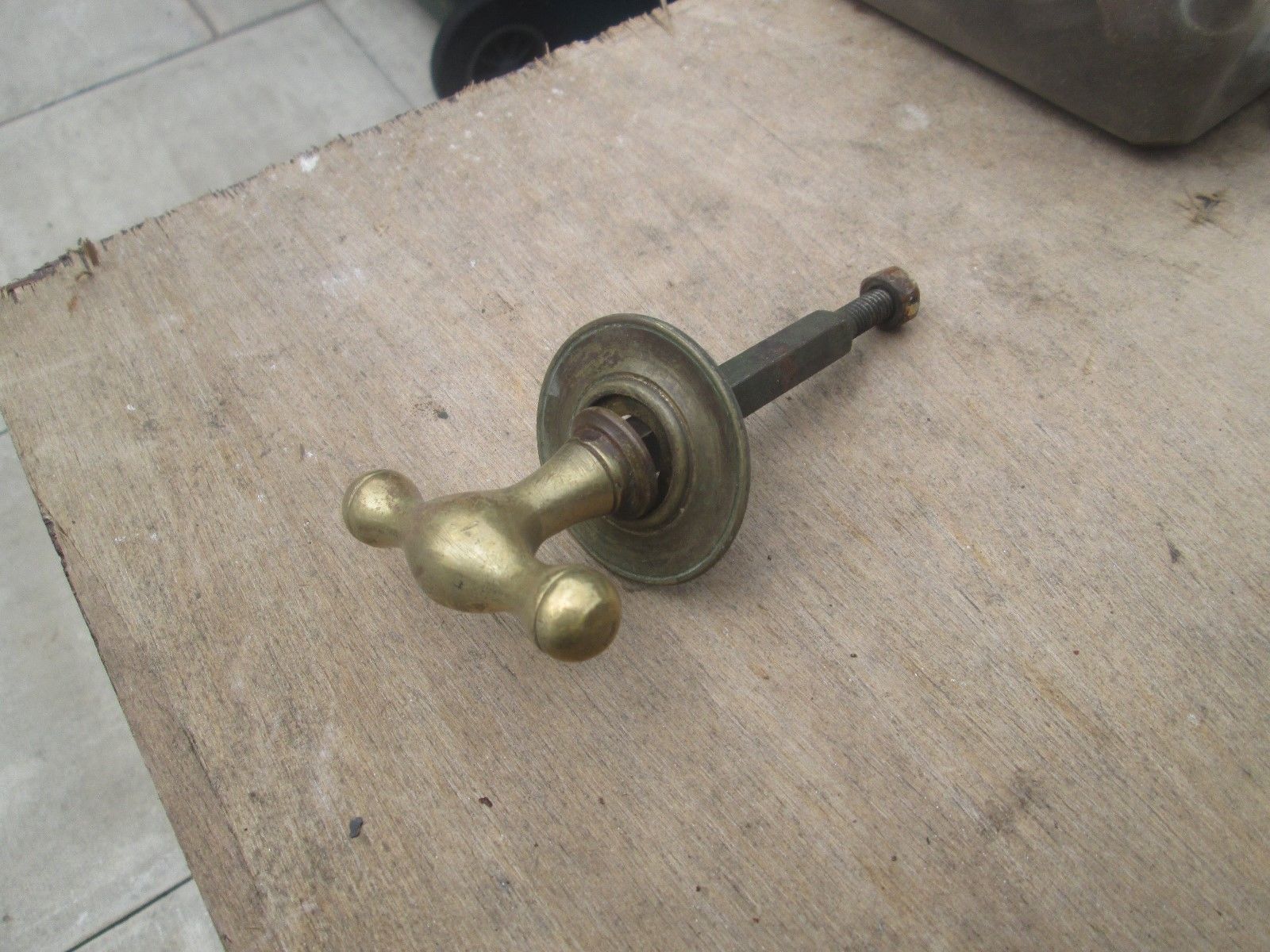 Vintage Brass Safe Door Handle