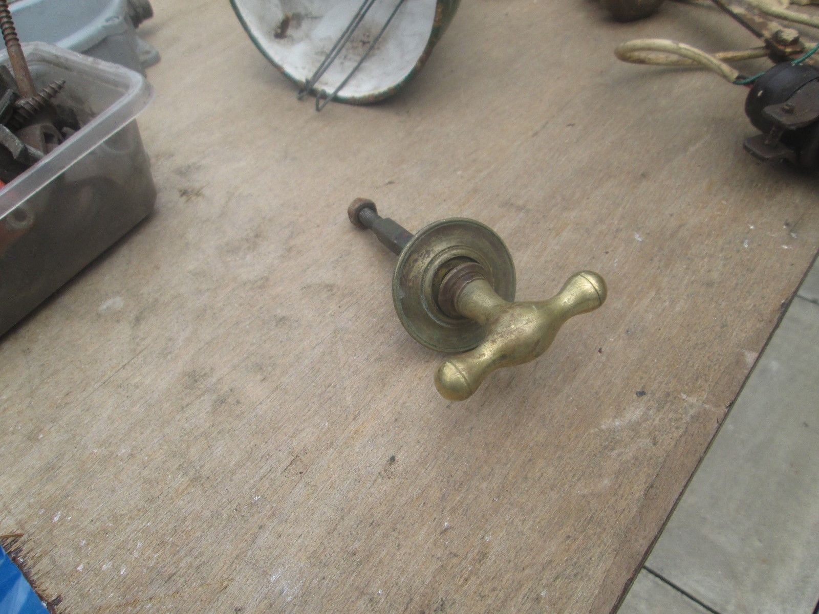 Vintage Brass Safe Door Handle