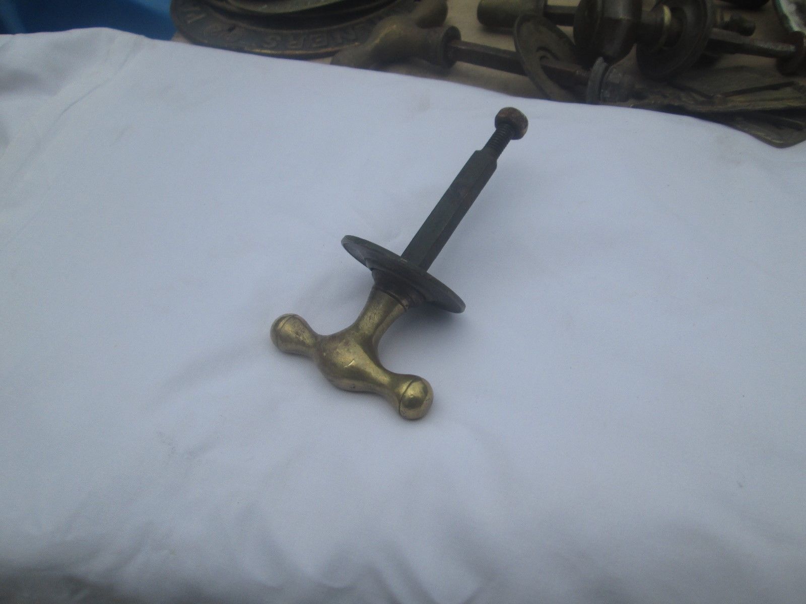 Vintage Brass Safe Door Handle