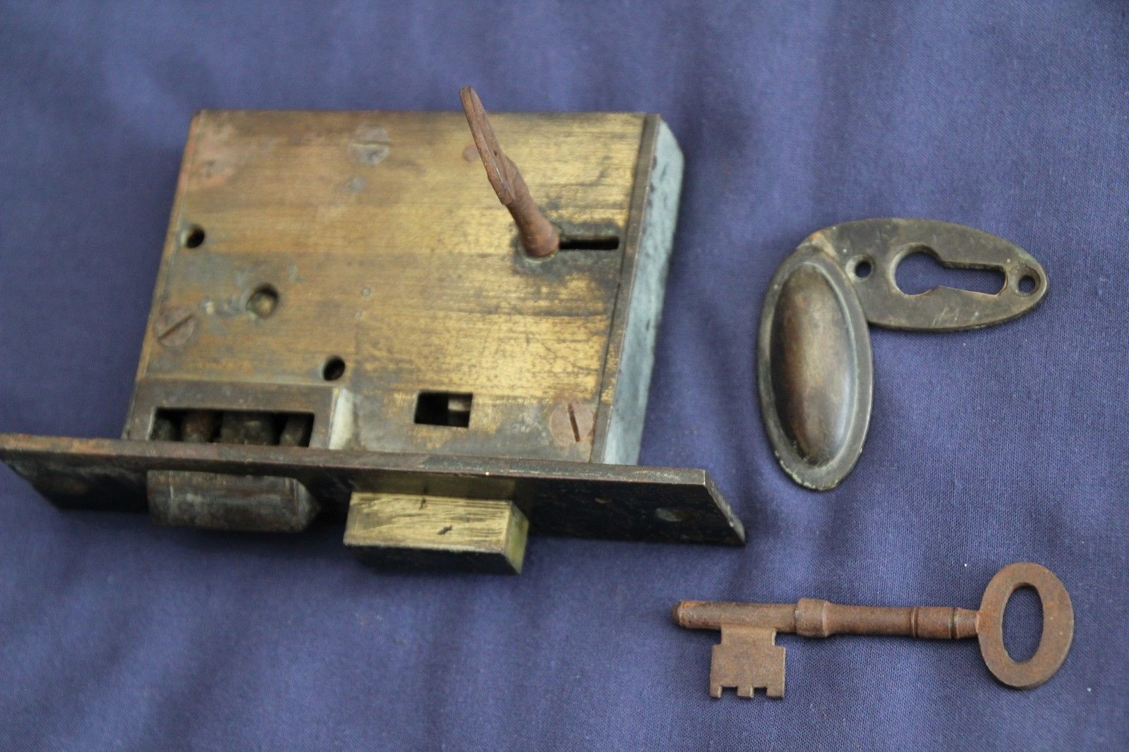 Vintage Brass Door Lock/Knob etc: