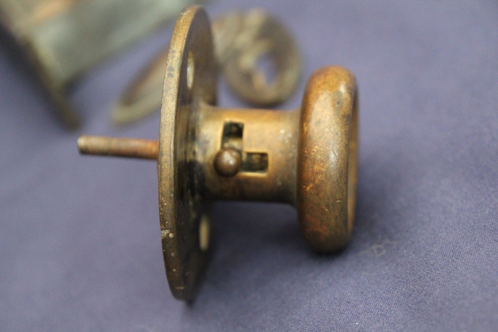 Vintage Brass Door Lock/Knob etc: