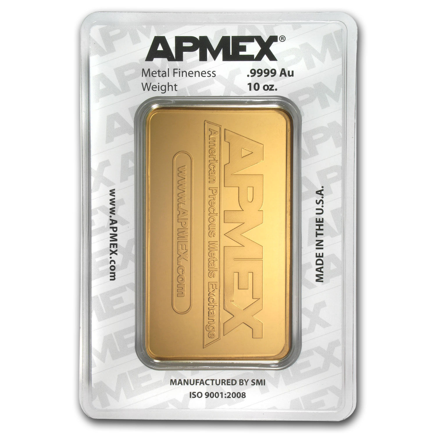 10 oz Gold Bar - APMEX (In TEP Package) - SKU #75708