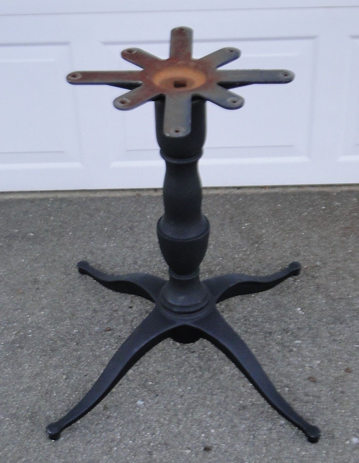 Cast Iron Table Base Antique Cafe Restaurant Slot Machine Stand