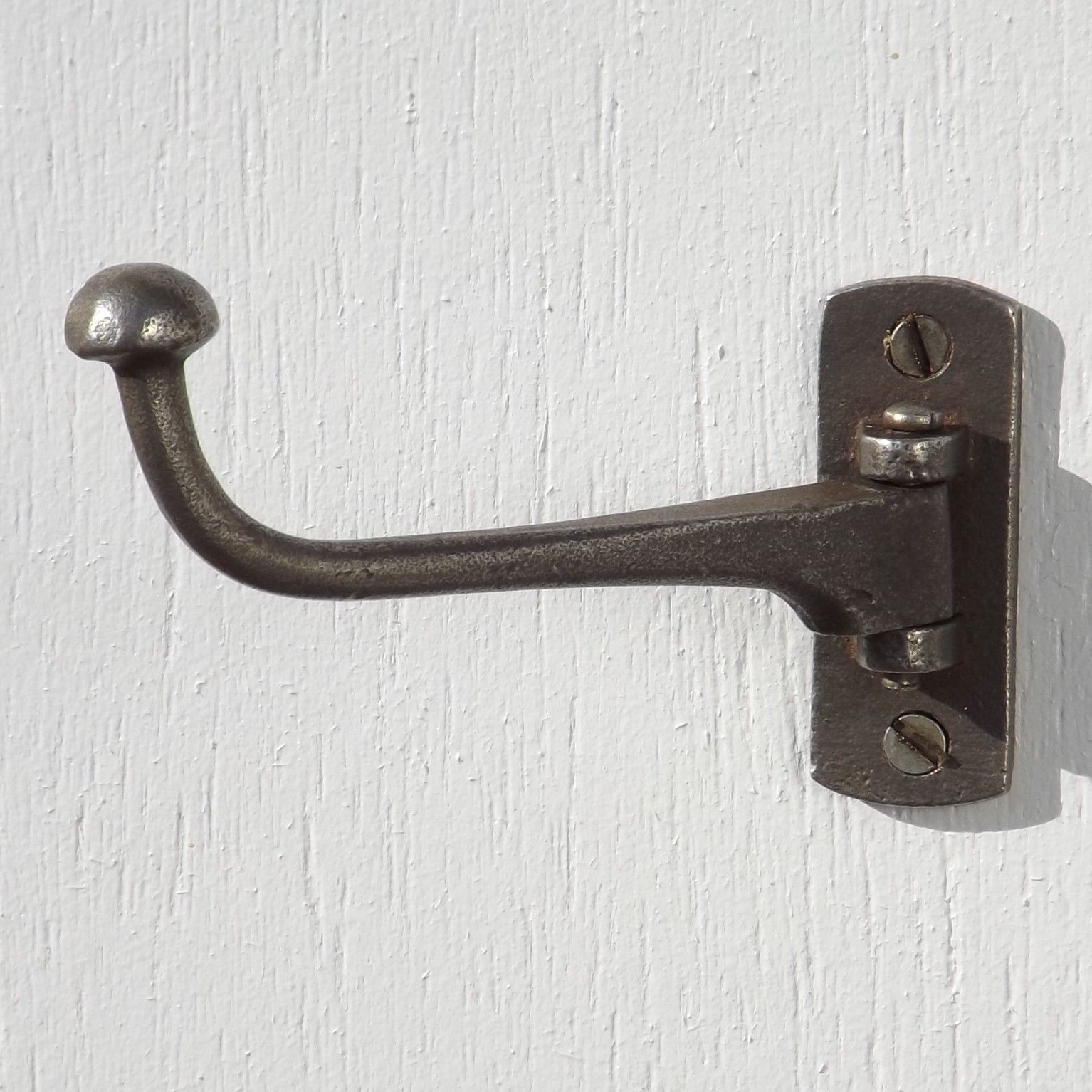 Cast Iron SWIVEL Coat HOOK, Vintage Period look. Antique Finish