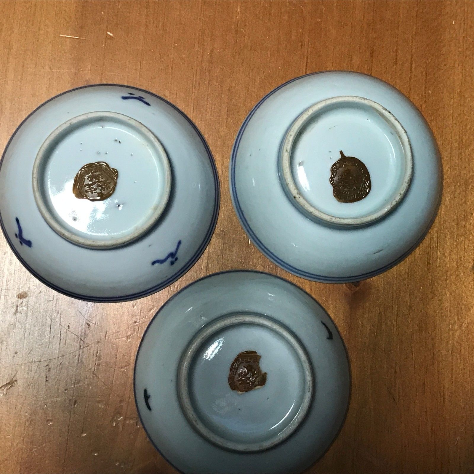 Antique Chinese Blue and White Dishes