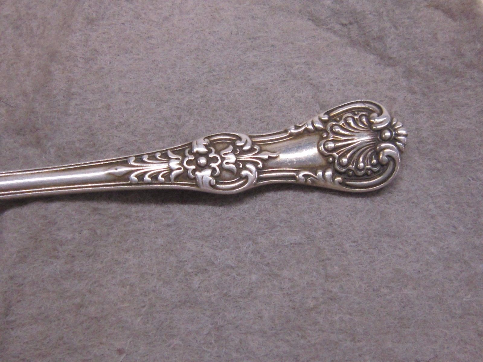 Tiffany & Co. Sterling Silver Teaspoon English King No Monogram 1886