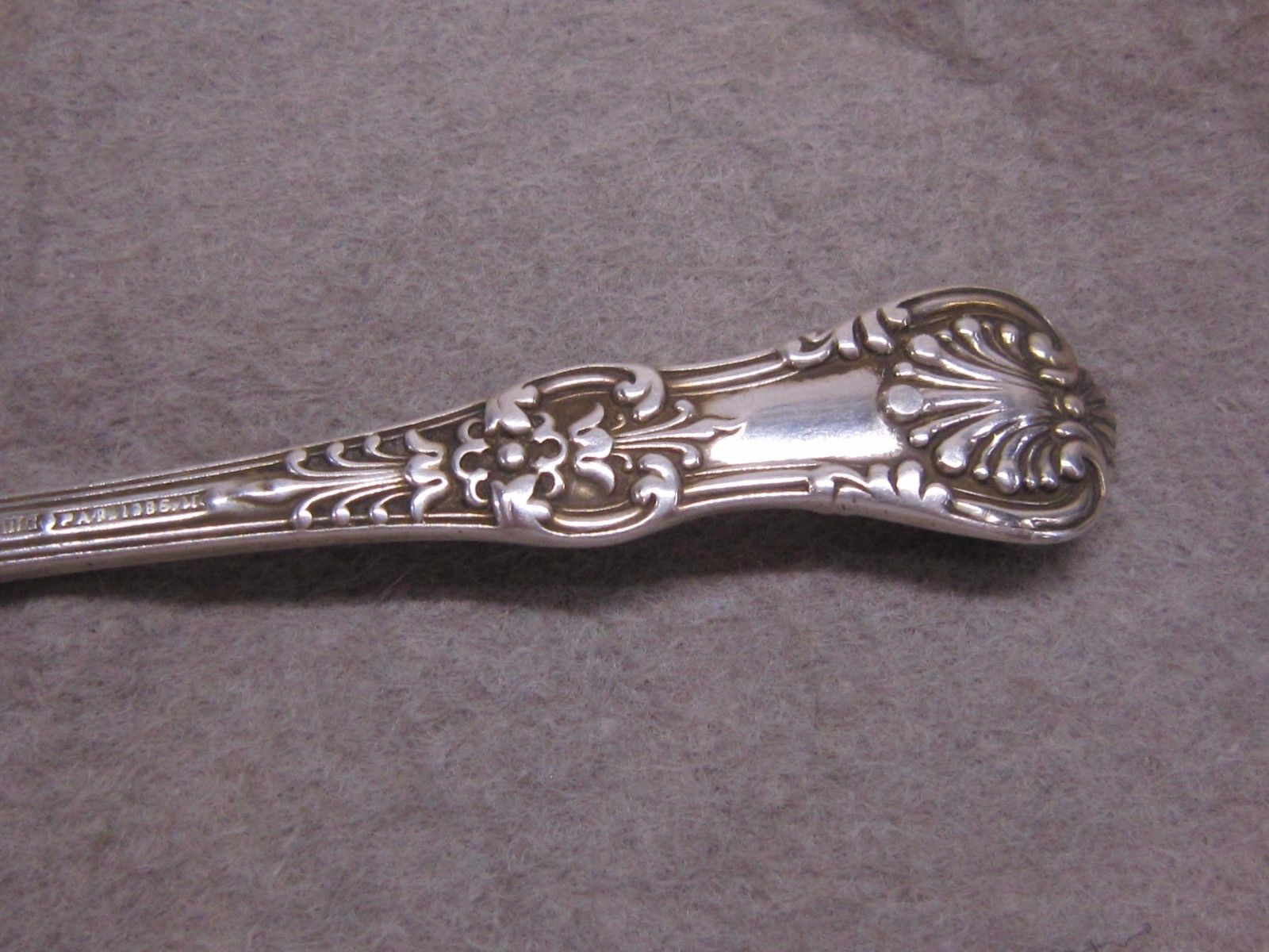 Tiffany & Co. Sterling Silver Teaspoon English King No Monogram 1886