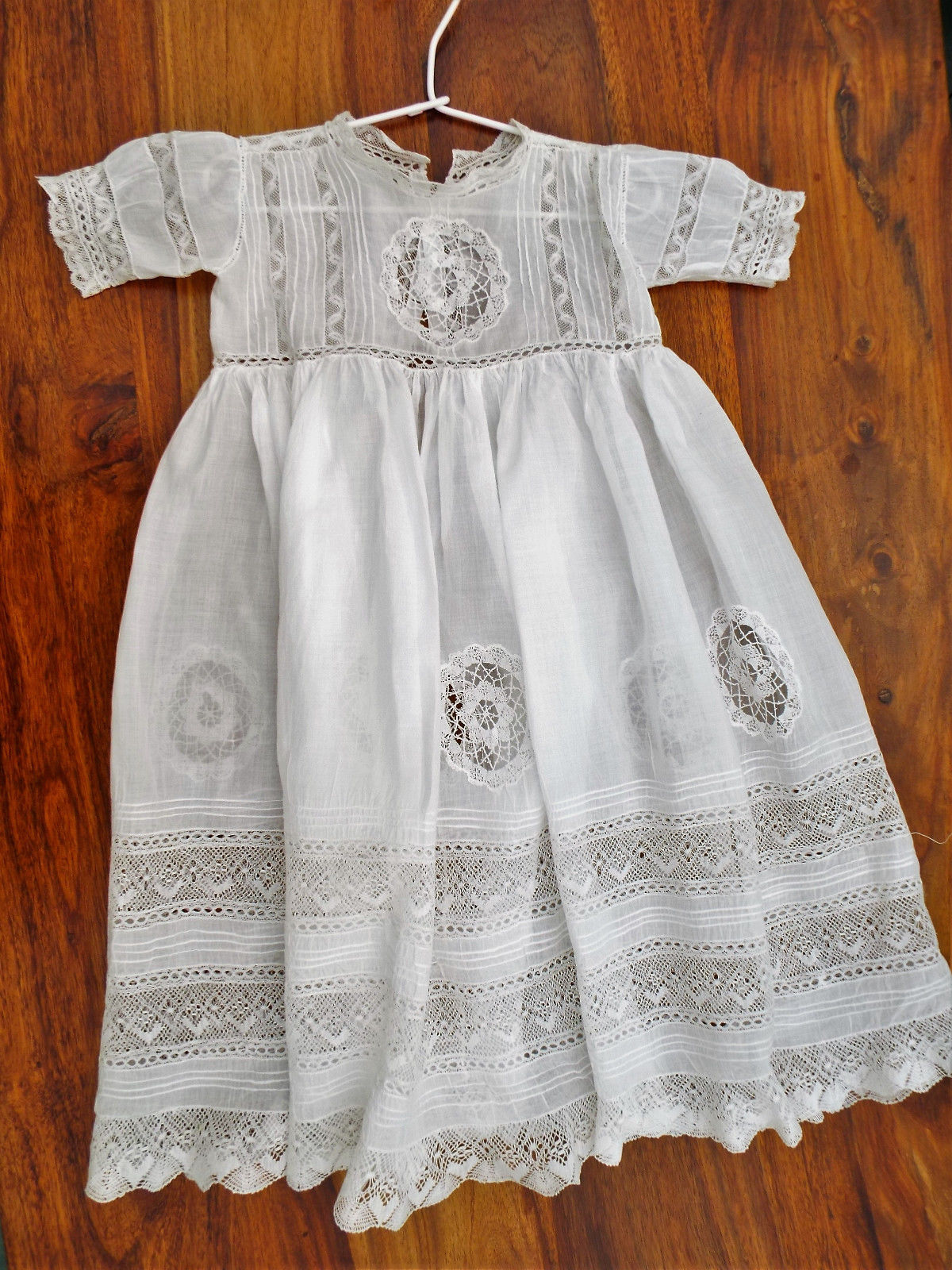 VINTAGE LACE/LAWN/EMBROIDERED BABY DRESS