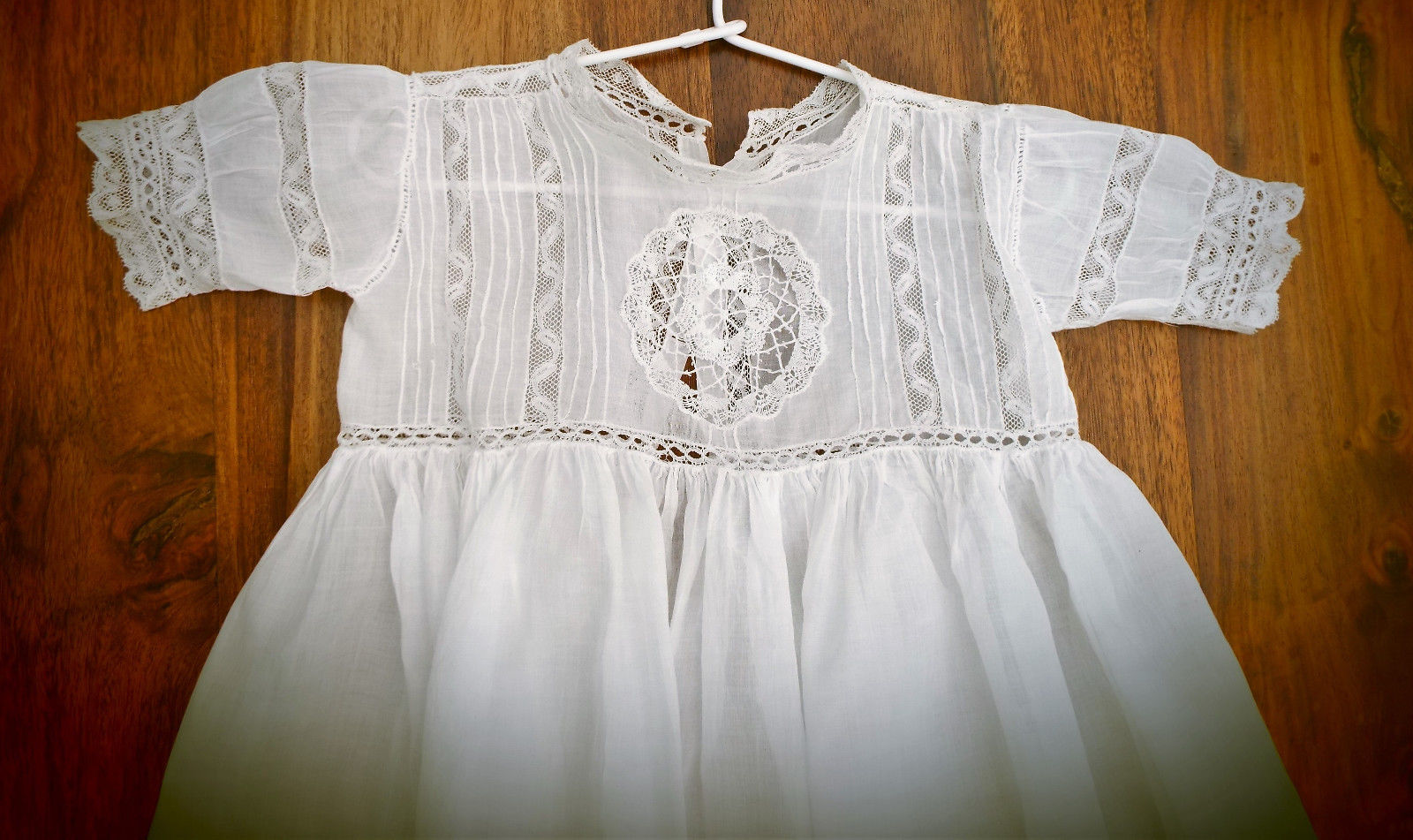 VINTAGE LACE/LAWN/EMBROIDERED BABY DRESS