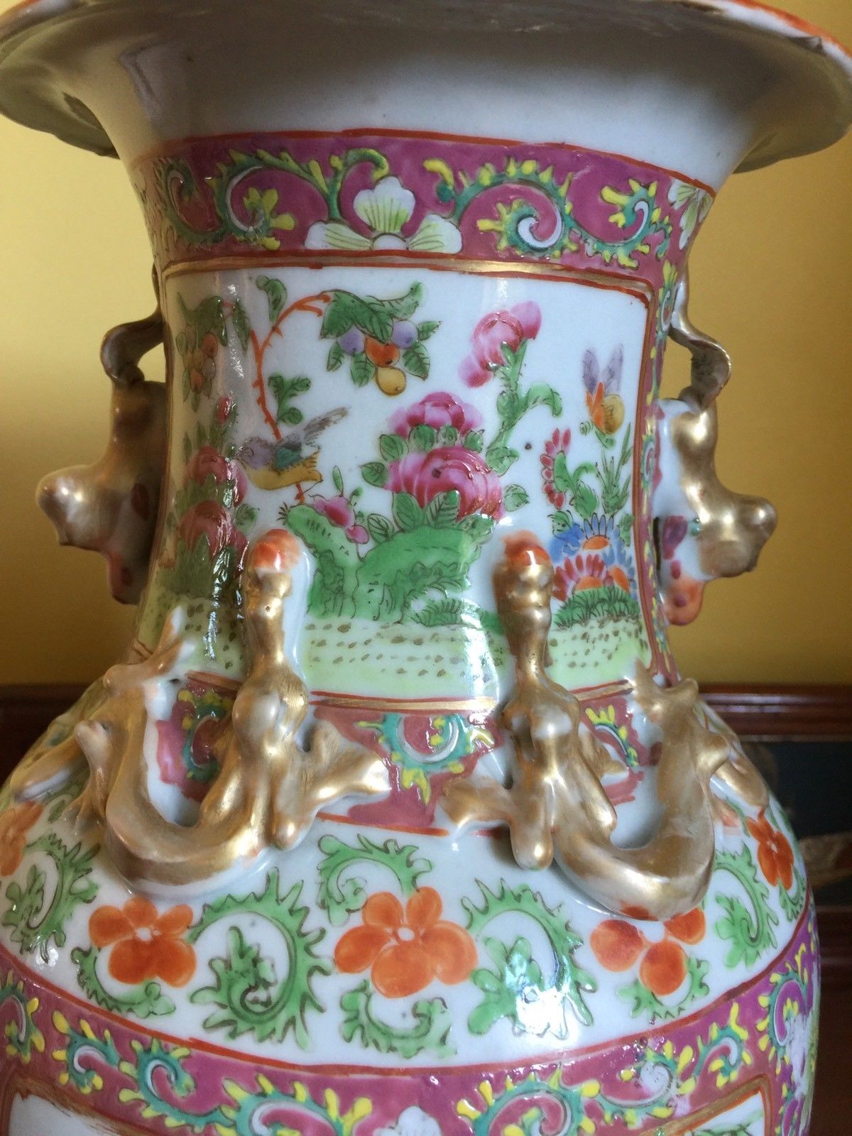 Large Antique Chinese Porcelain Vase