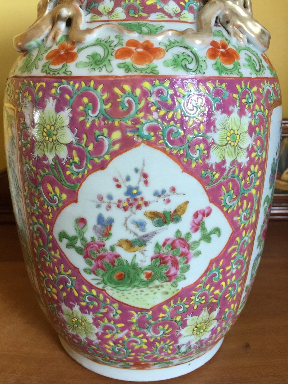 Large Antique Chinese Porcelain Vase