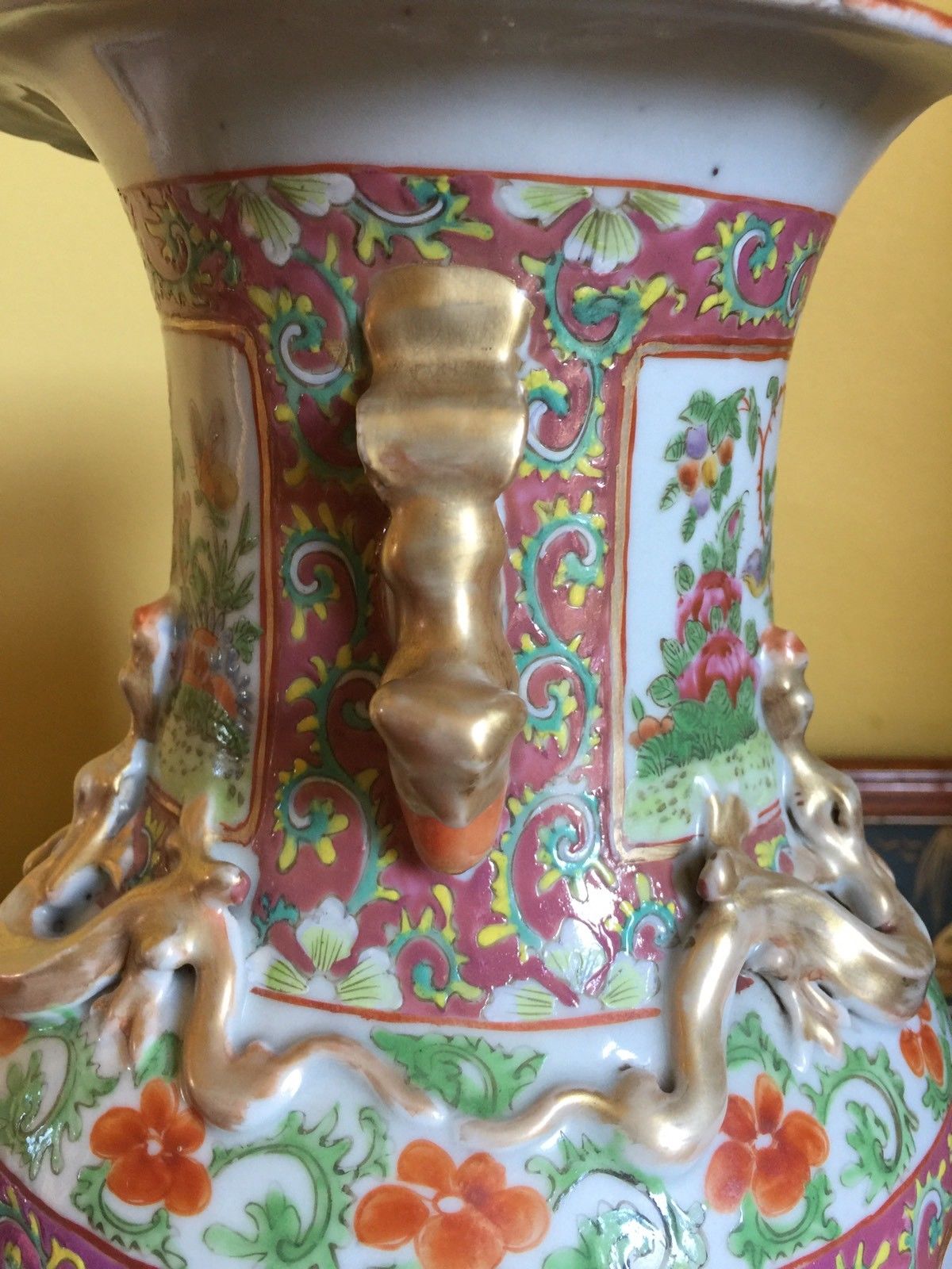 Large Antique Chinese Porcelain Vase