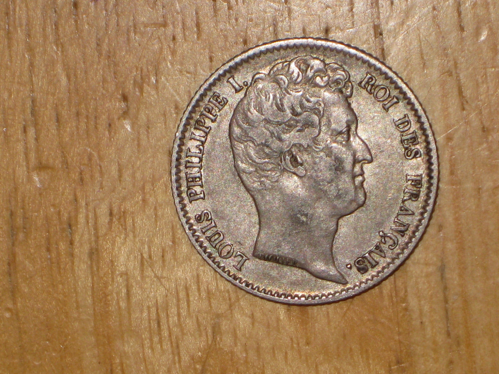 France 1831 W silver Franc coin Very Fine nice KEY DATE