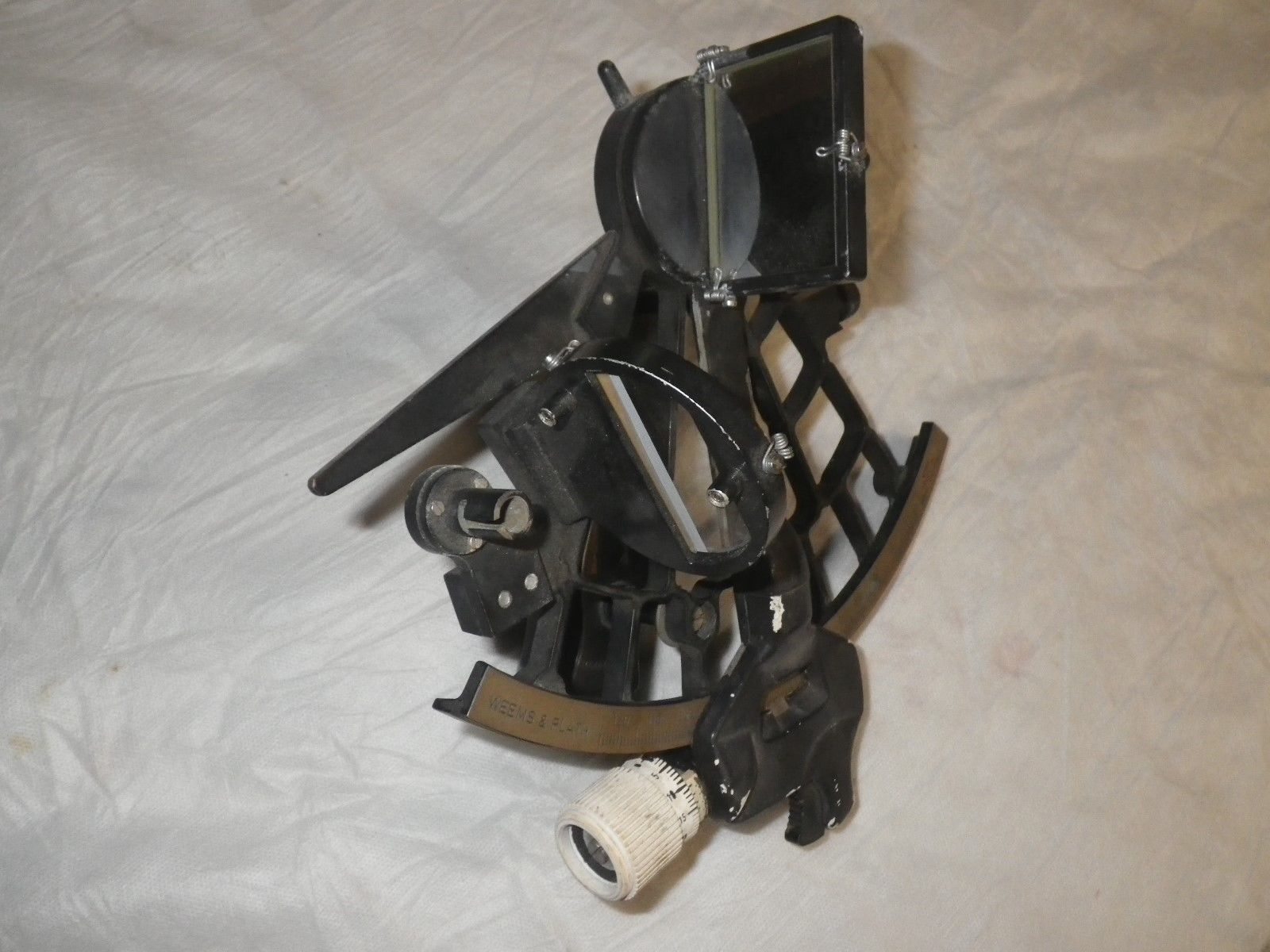 VINTAGE WEEMS AND PLATT SEXTANT # 90295 FOR PARTS OR RESTORATION.  NR!!!!!