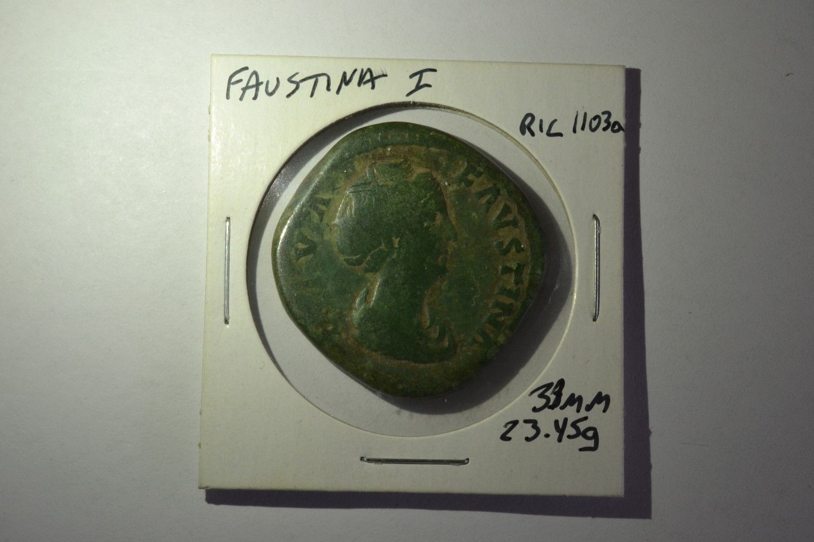 Faustina I Sestertius RIC 1103a