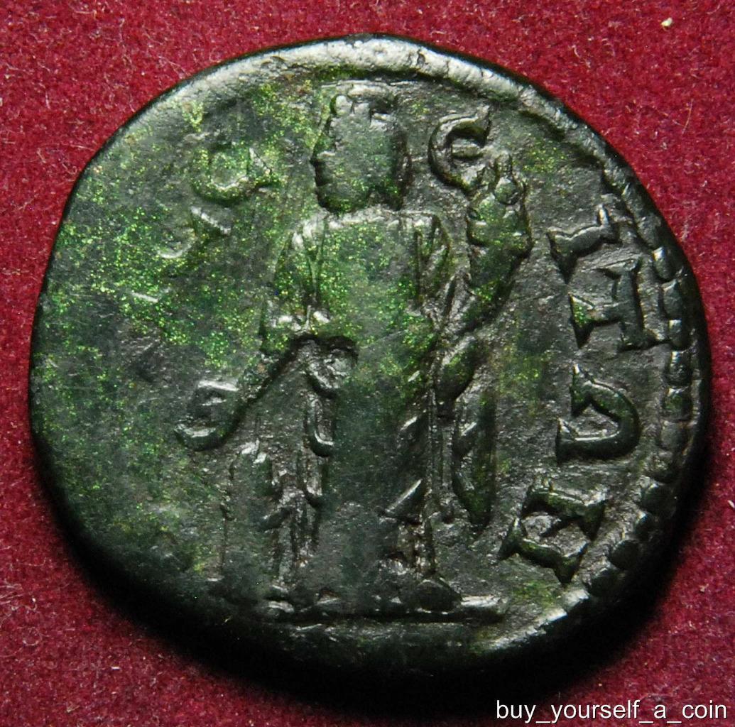 Caracalla AE25 of Odessos, Thrace, rev. Great God of Odessos, 198-217AD