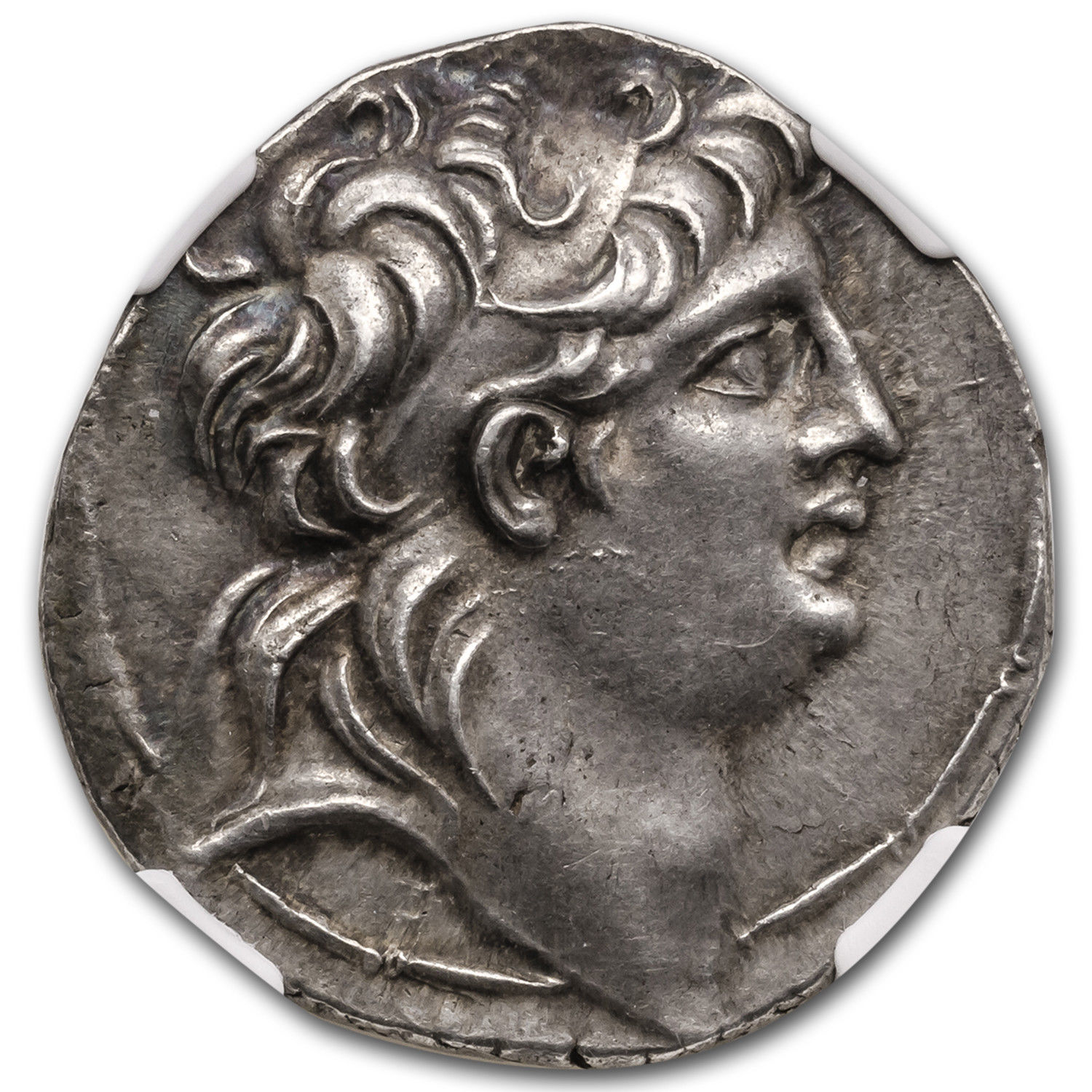 Seleucid Silver Tetradrachm Antiochus VII (138-129 BC) CH AU NGC