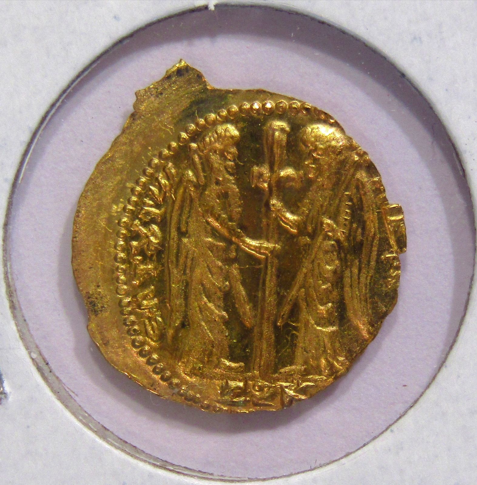 22 Karat Solid Gold Emperor Leo VI Coin Byzantine-style Half Tremissis