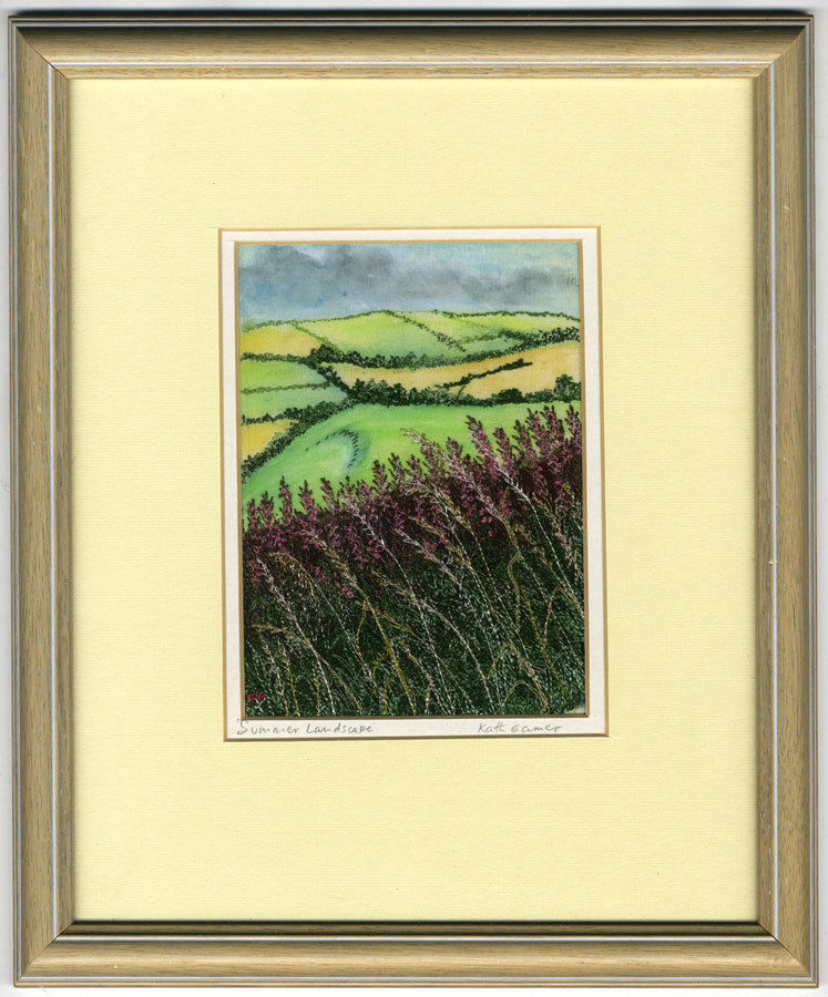 Kath Eamer - 1994 Embroidery, Summer Landscape