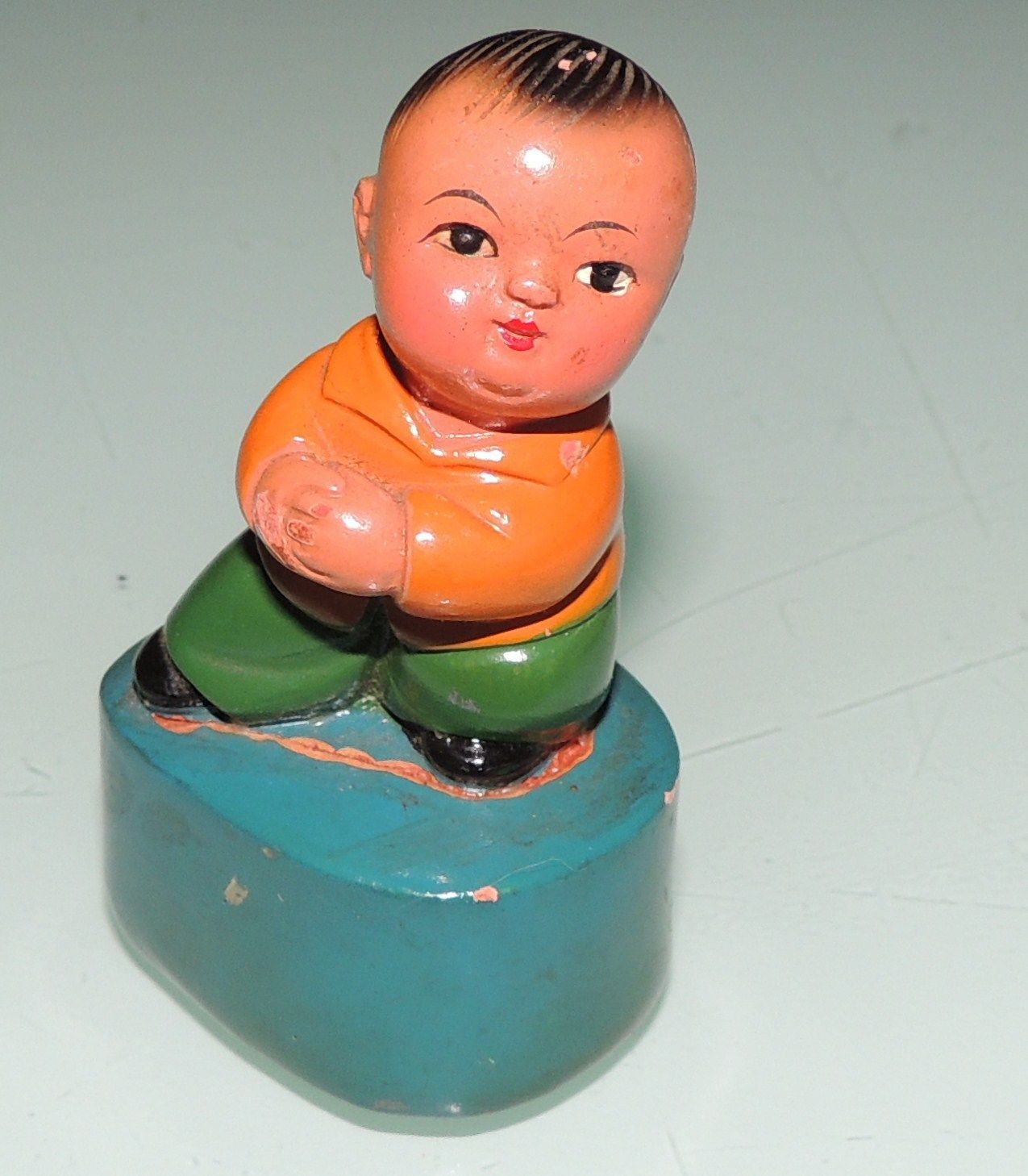 Vintage Chinese Pencil Sharpener Chinese child doll made in china