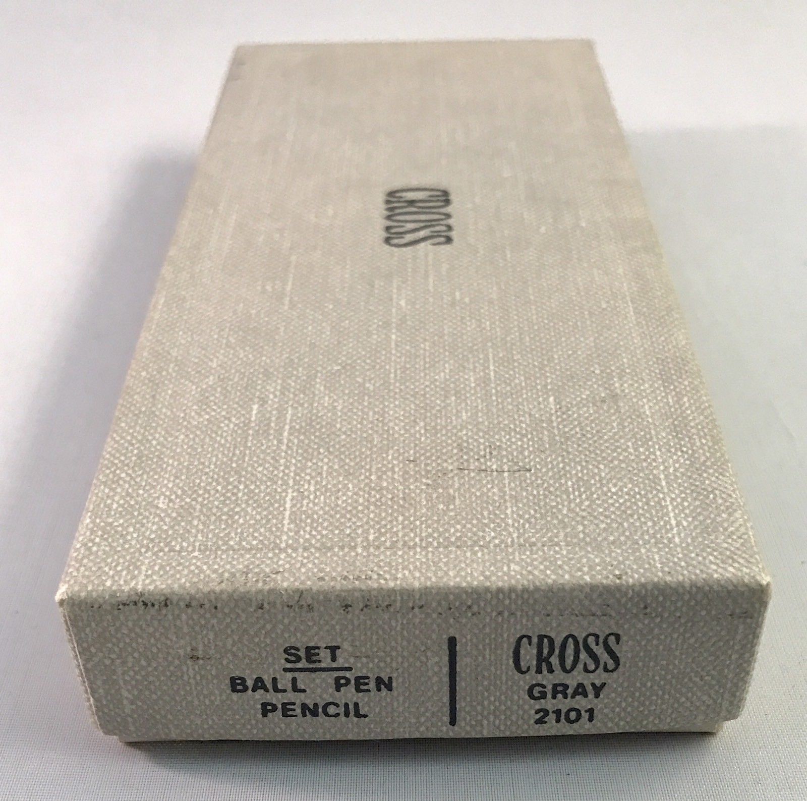 New Vintage CROSS Gray Ball Pen & Pencil Set - 2101 w/Box  ORIGINAL