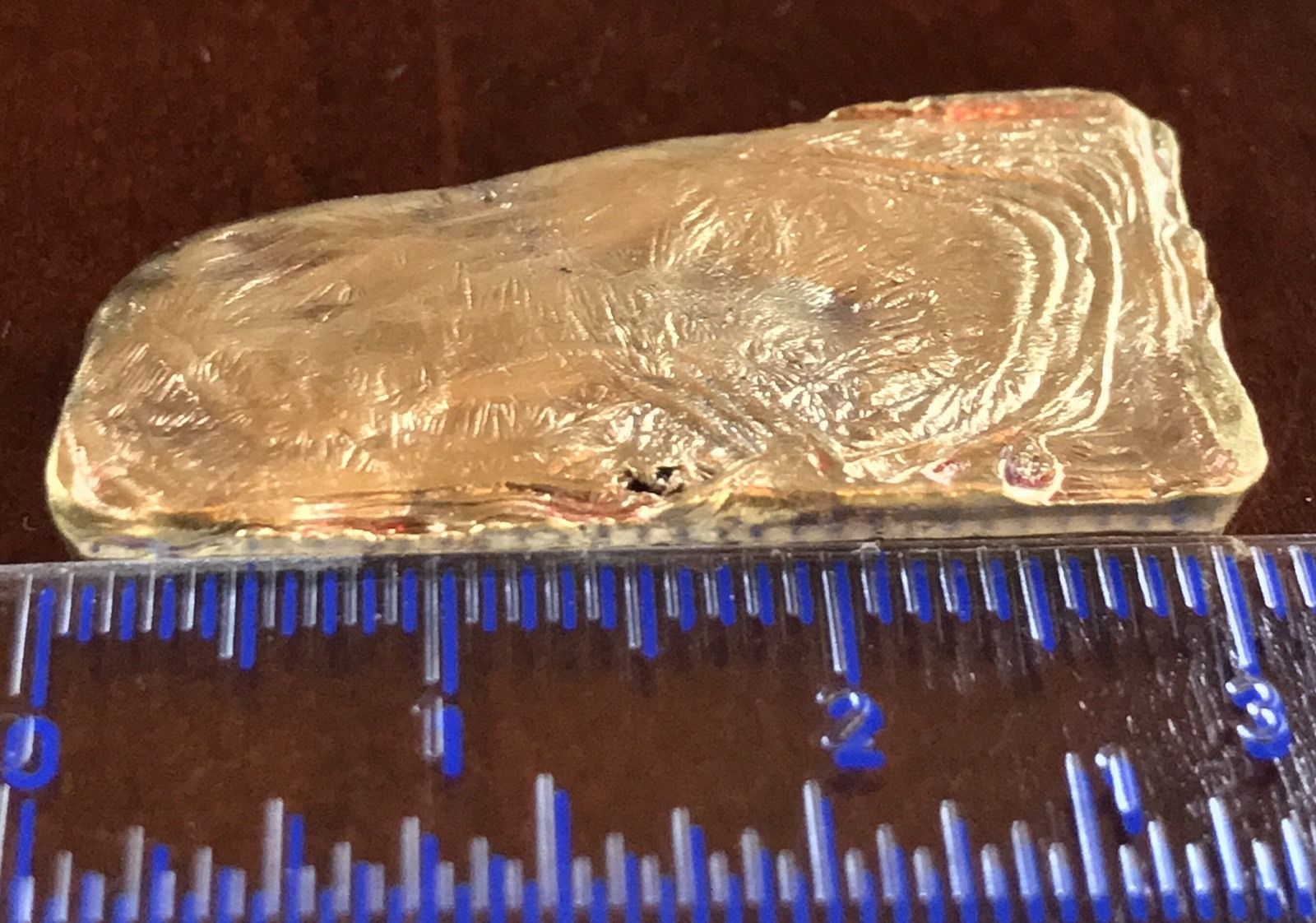 24.2 Grams genuine, natural Australian gold bar, bullion, ingot