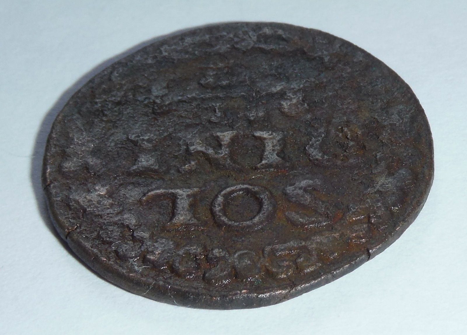 1611 VENETIAN Coin (17th c) - Candia under VENICE - 2 1/2 SOLDINI Rare!