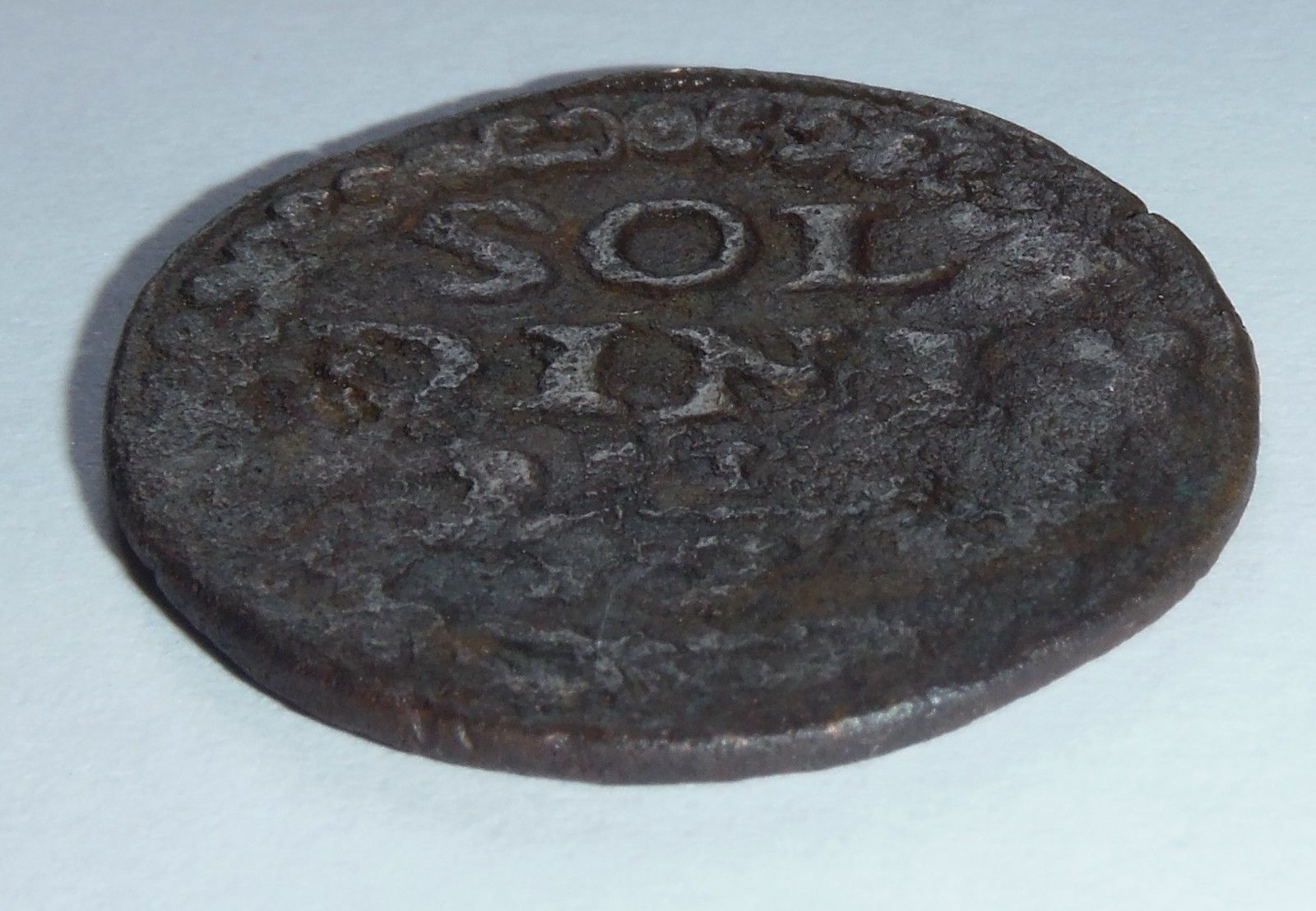 1611 VENETIAN Coin (17th c) - Candia under VENICE - 2 1/2 SOLDINI Rare!