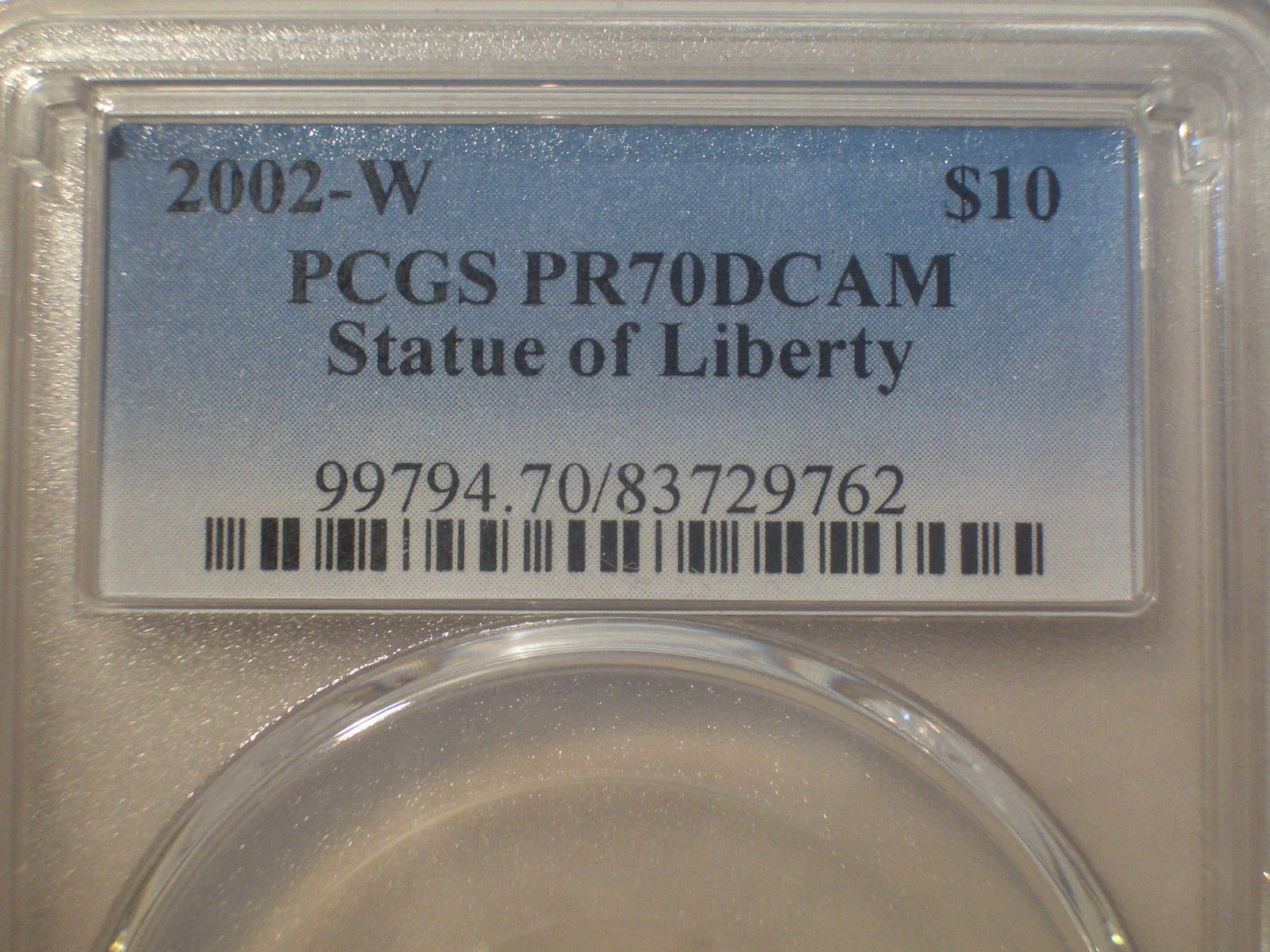 2002-W $10 PLATINUM * PCGS PR70 DCAM Proof * $285++ Liberty EAGLE * NO Toning !!