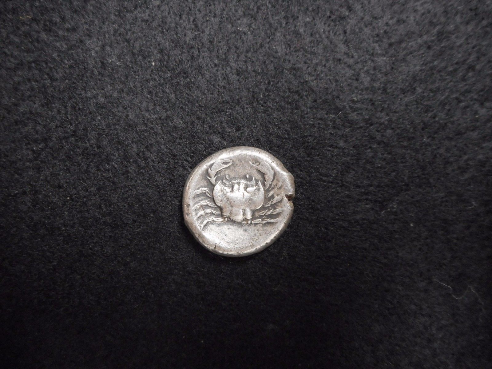 Ancient Greek Silver Tetradrachm Coin From Akragas Sicily - 450 BC