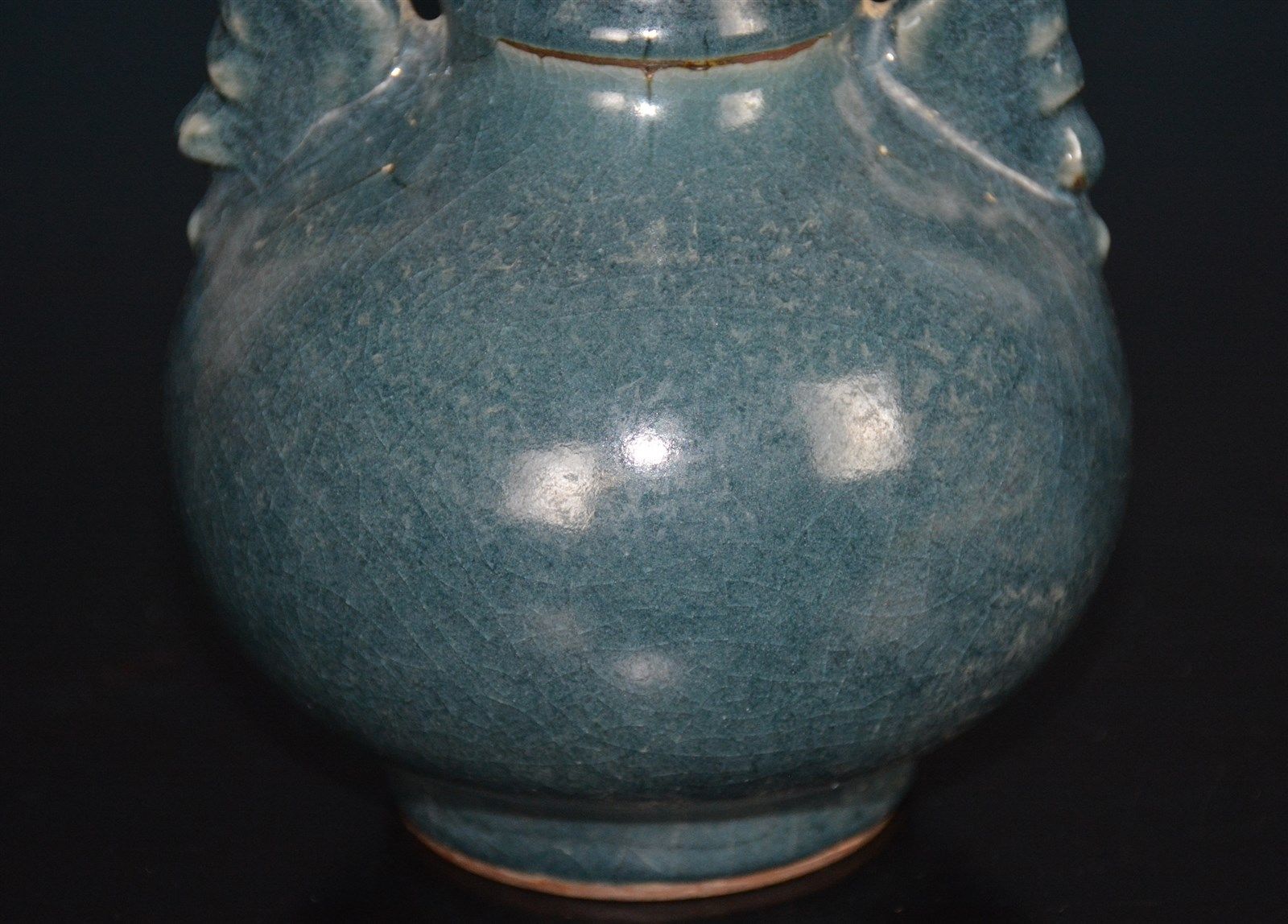 FINE CHINESE MONOCHROME PORCELAIN VASE RARE G9012