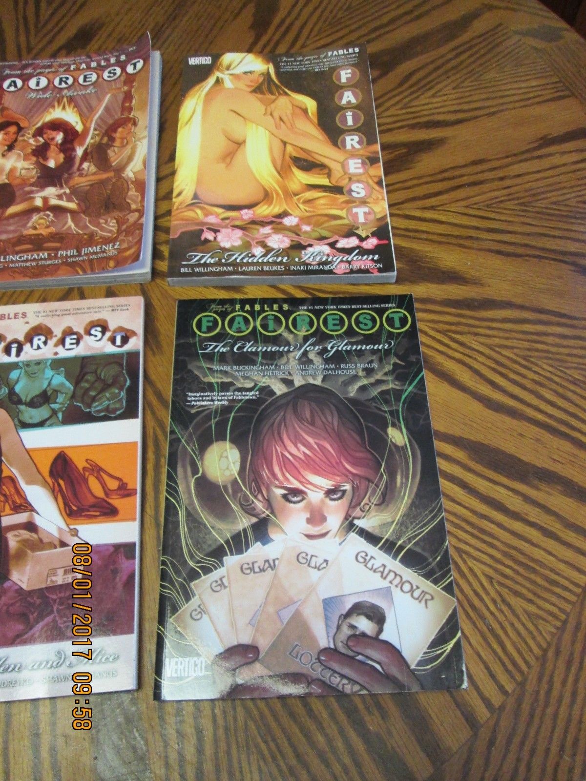 6 FAIREST Fables, Vertigo, Vol 1, 2, 3, 4, 5, & All In The Land TPB Comic Books