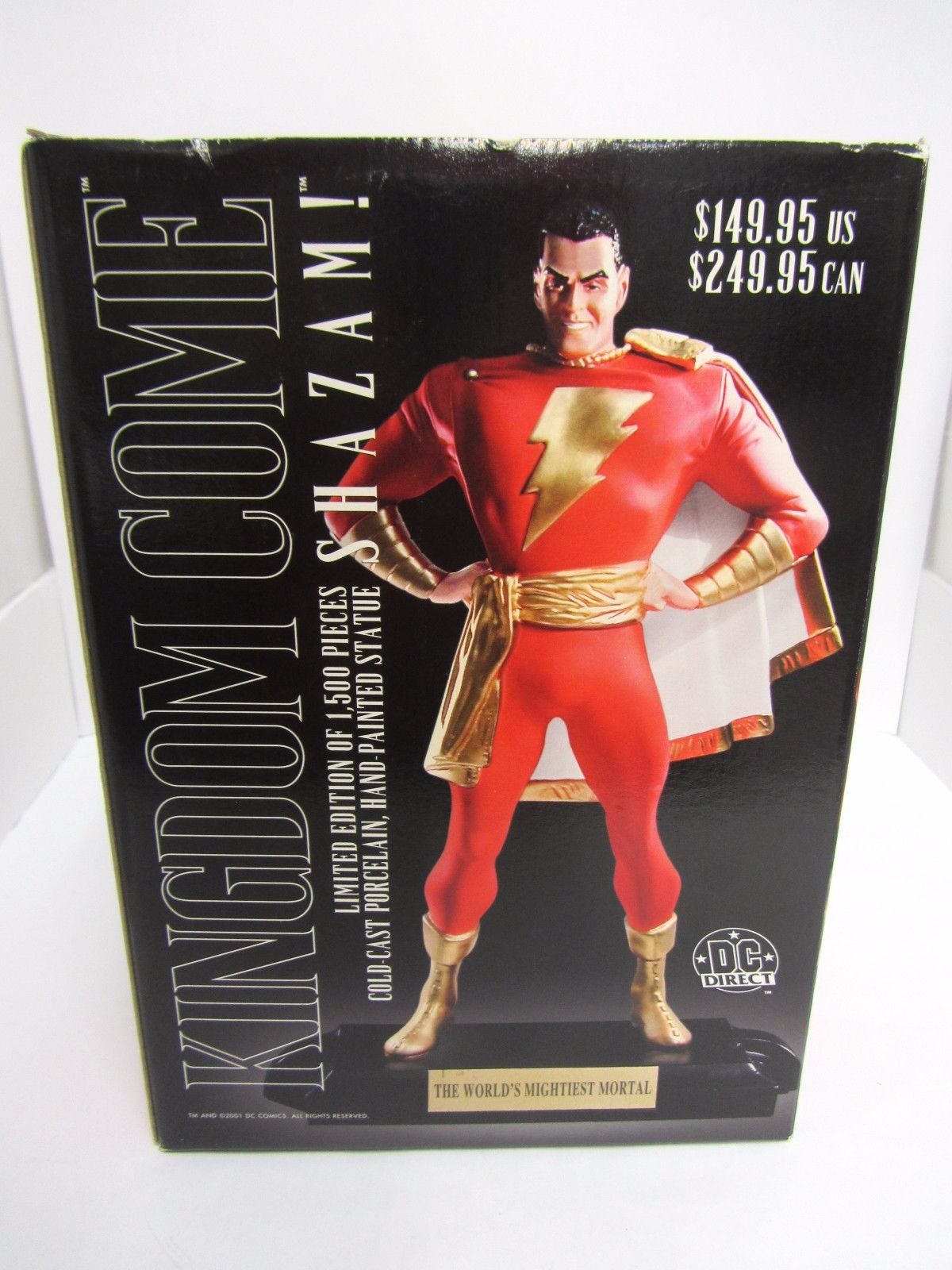 Shazam Limited Statue ~ 338/1500 ~ Sculpted by Alex Ross ~ 2001 DC Direct
