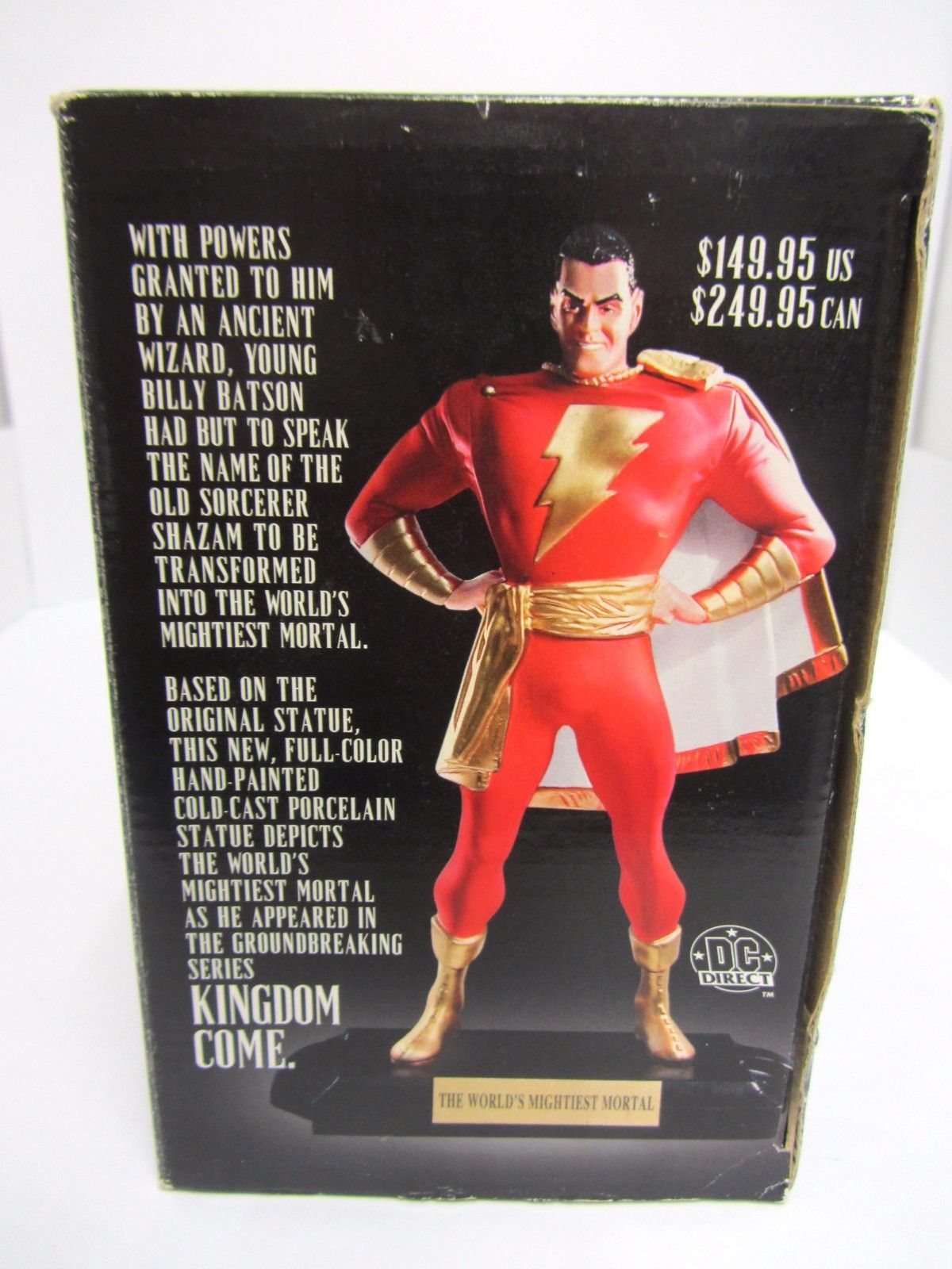 Shazam Limited Statue ~ 338/1500 ~ Sculpted by Alex Ross ~ 2001 DC Direct