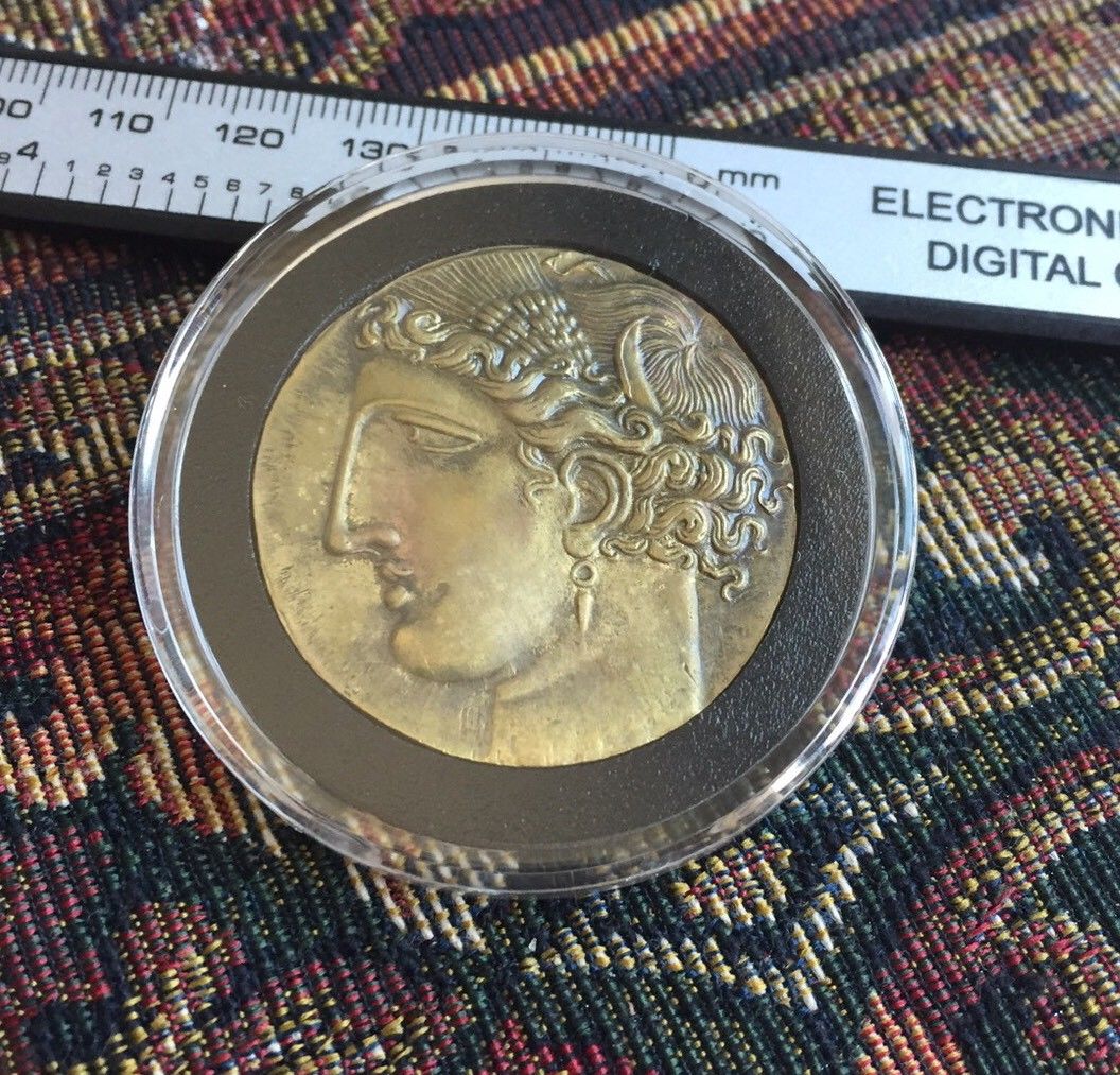 Ancient Greece Siculopunic Dekadrachm Sicily 180AD Coin Copper Bronze Unknown