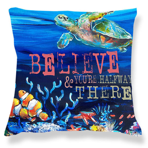 DEBORAH BROUGHTON ART Throw Pillow Cushion COVER 45x45cm Australia Animal Series