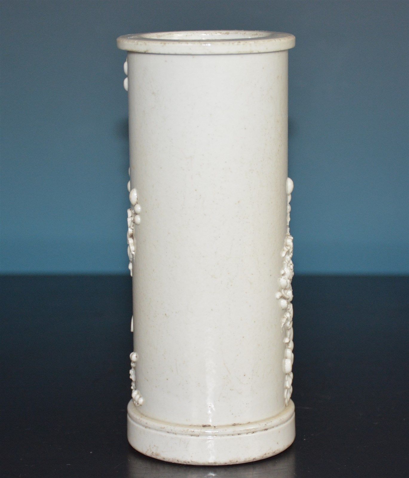 EXQUISITE CHINESE MONOCHROME PORCELAIN VASE MARKED WANG BINGRONG RARE V7381