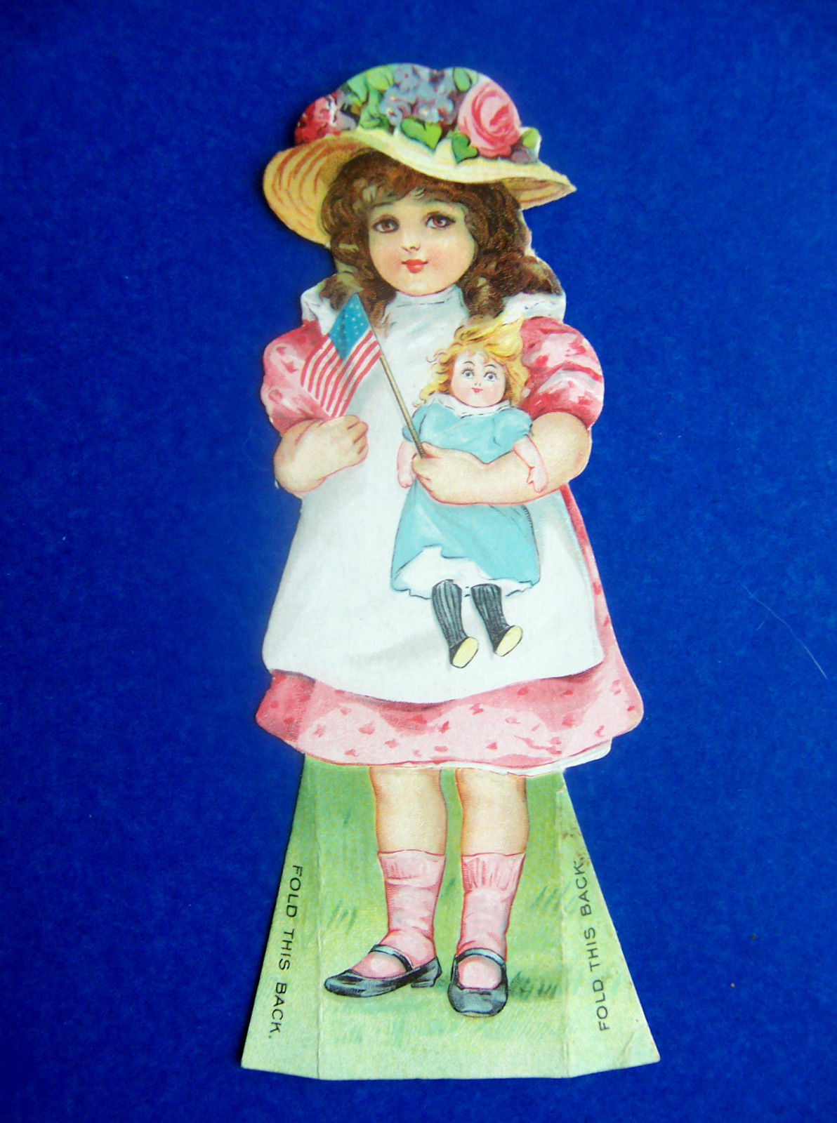 VINTAGE TRADE CARD PAPER DOLL FROM THE WHITE SEWING MACHINE CO. CLEVELAND, OHIO