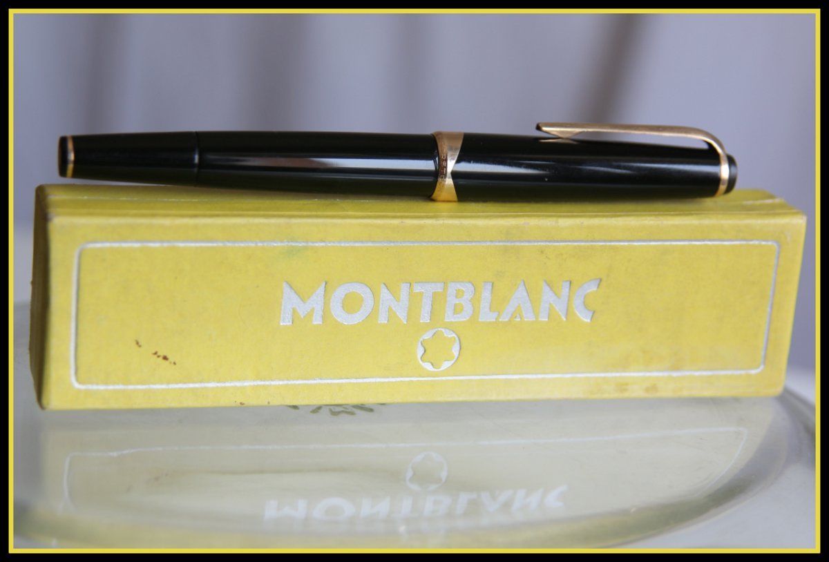 Rare Old MONTBLANC MEISTERSTÜCK No.14 Fountain Pen EF 18K Gold Nib