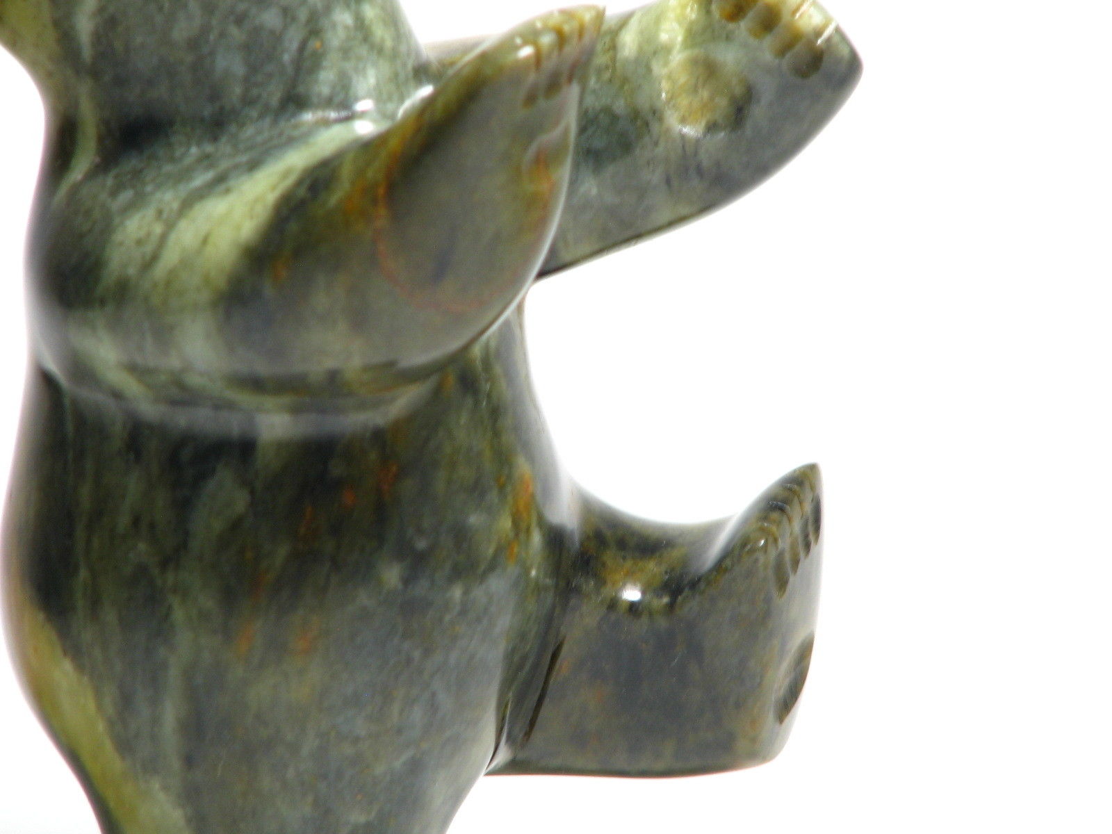 Dancing Bear ! Soapstone Carving Art Sculpture Inuit direct from artist NR 0.99