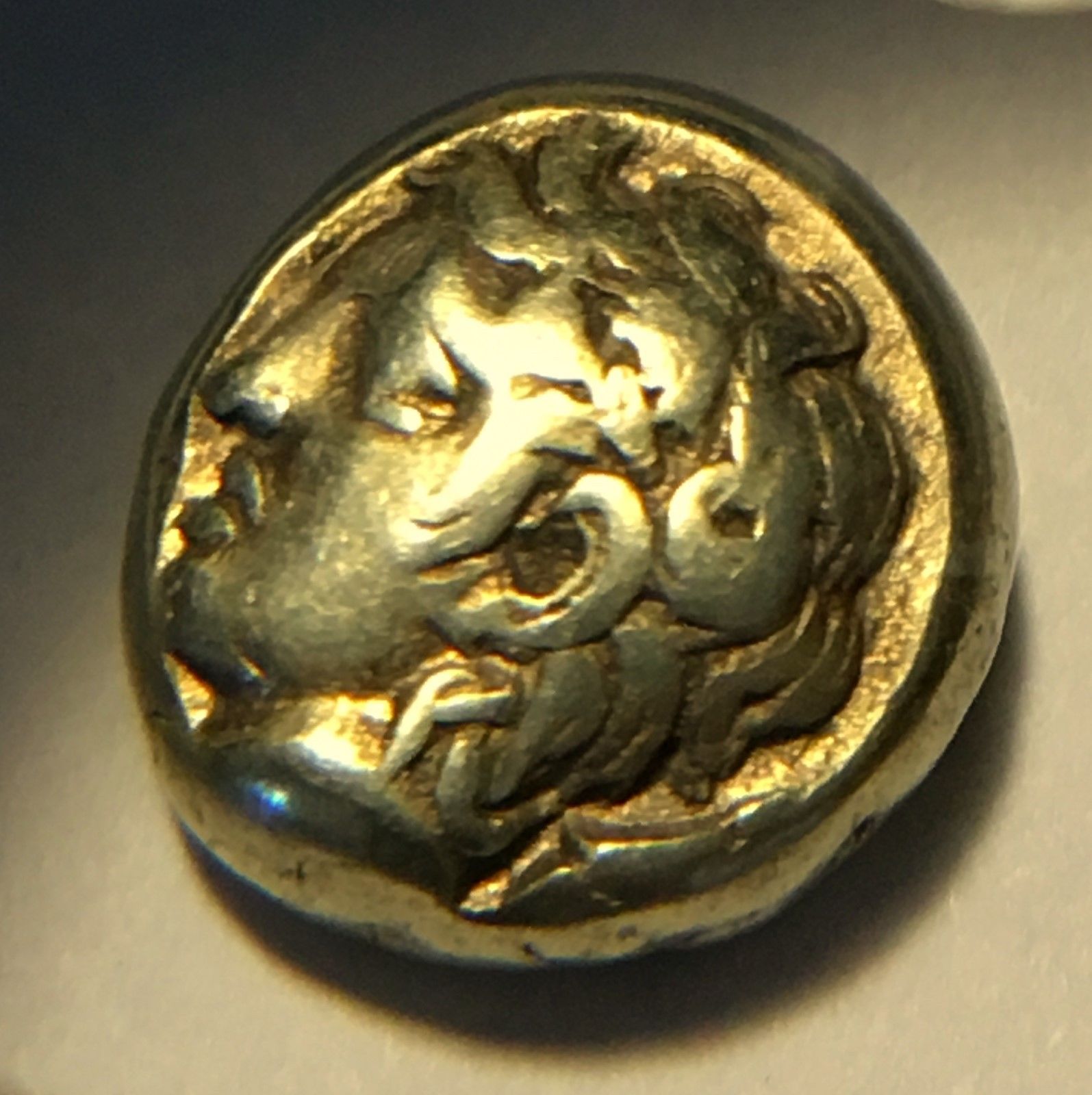 Ancient Greek Electrum Gold Hekte, Ionia, Phokaia, 478-387 B.C., Exquisite Style