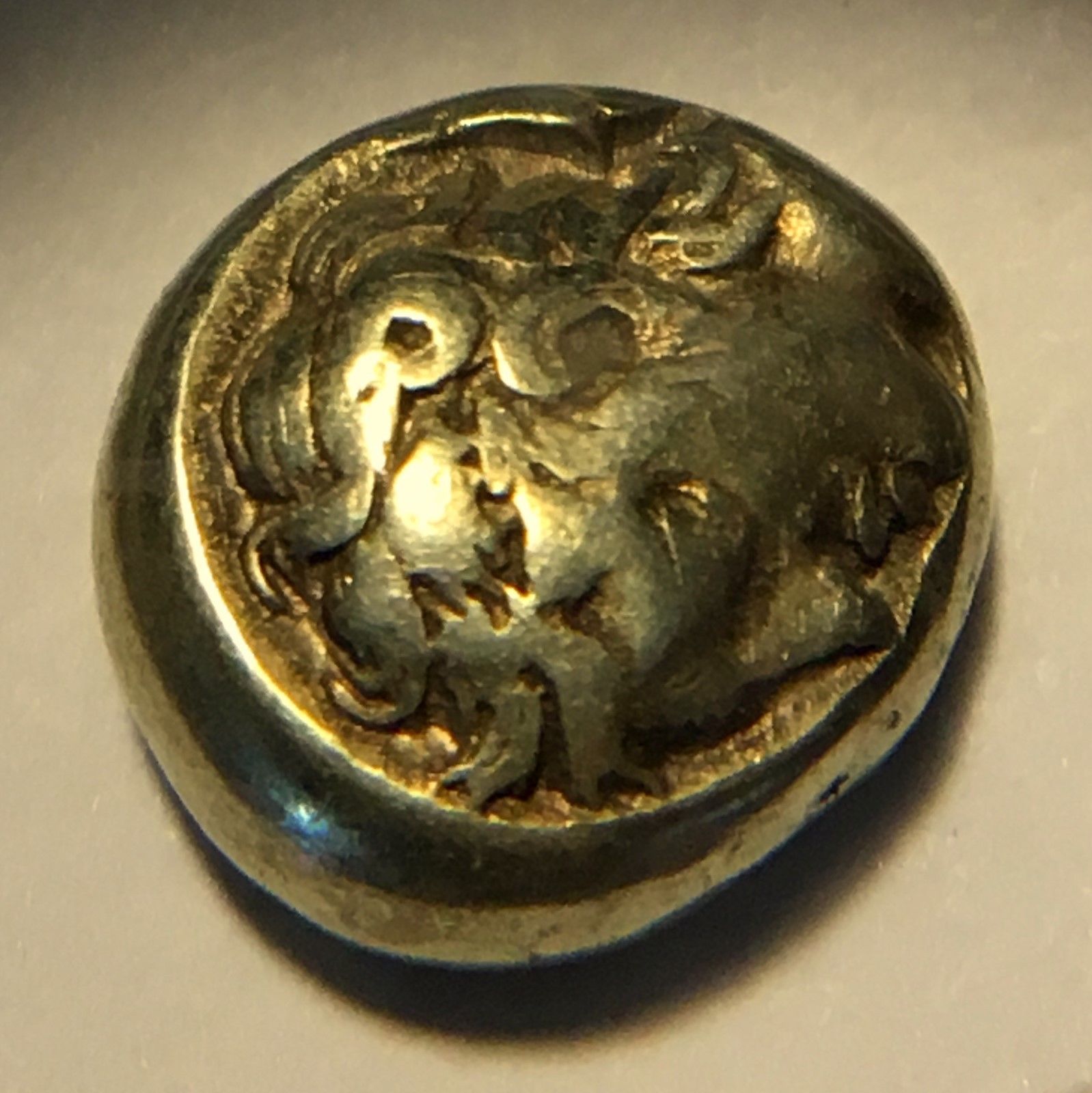 Ancient Greek Electrum Gold Hekte, Ionia, Phokaia, 478-387 B.C., Exquisite Style