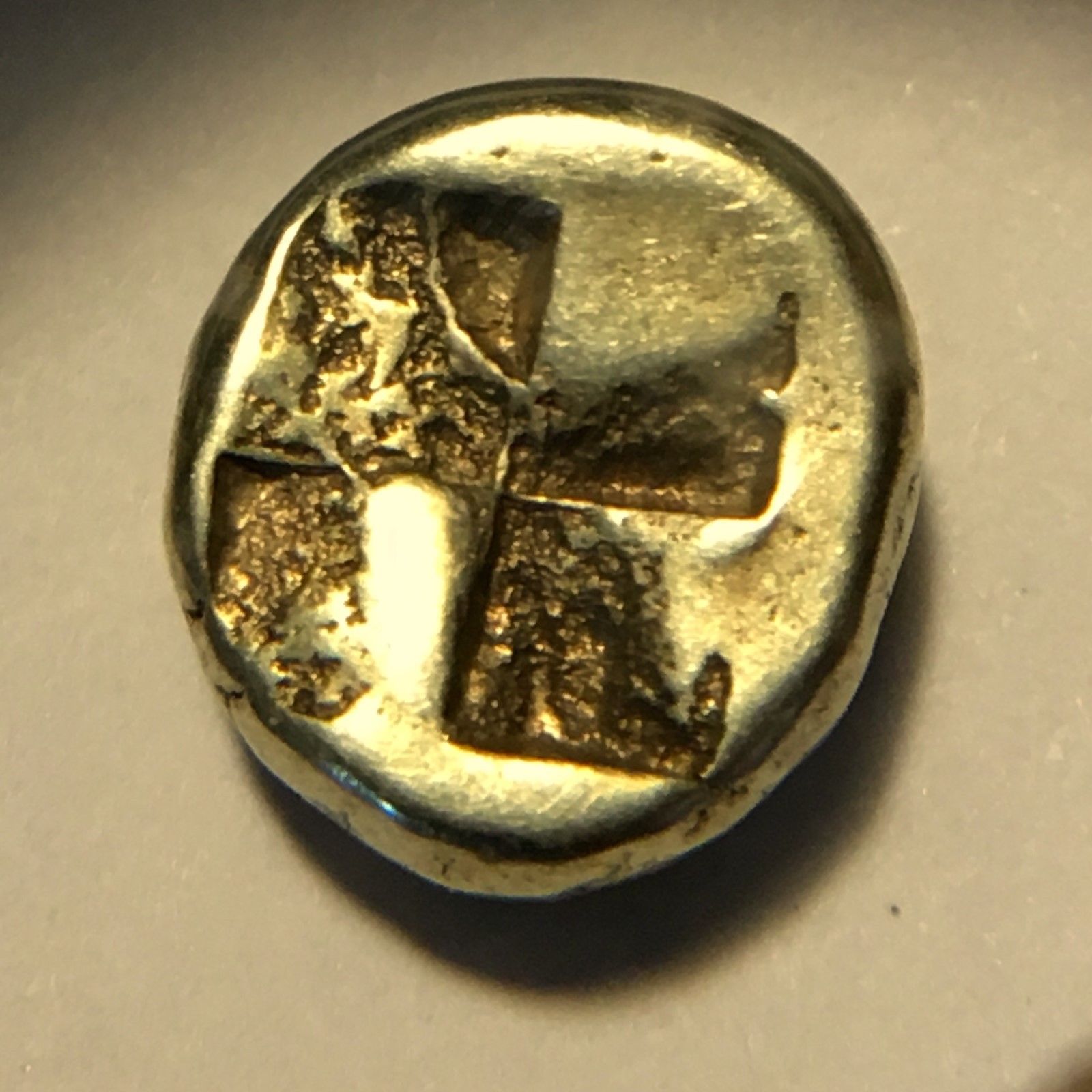 Ancient Greek Electrum Gold Hekte, Ionia, Phokaia, 478-387 B.C., Exquisite Style