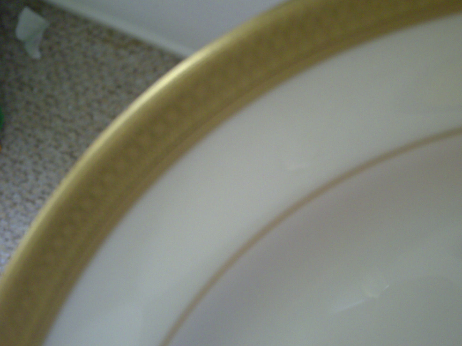 Vintage LENOX Nathan Dohrmann Co (4) 7 3/8" Salad Plates Gold Trim & Green label