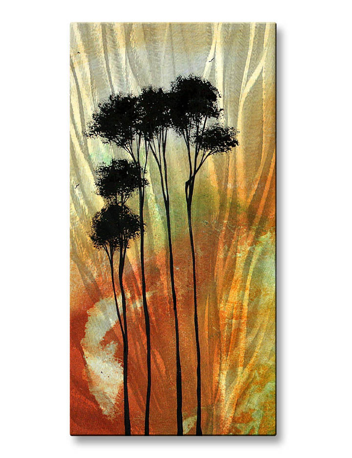 Metal Art Wall Sculpture Abstract 3D Effect 'Believe' by Megan Duncanson