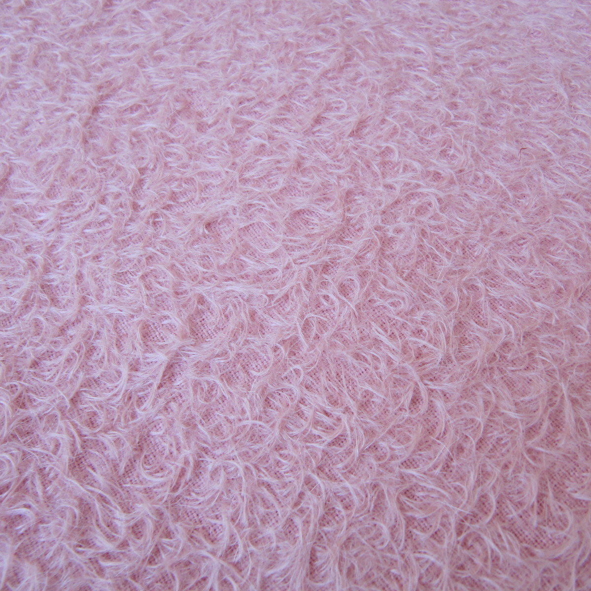 ' SUZY ' MOHAIR - Soft baby pink, matted / antique pile - Furaddiction